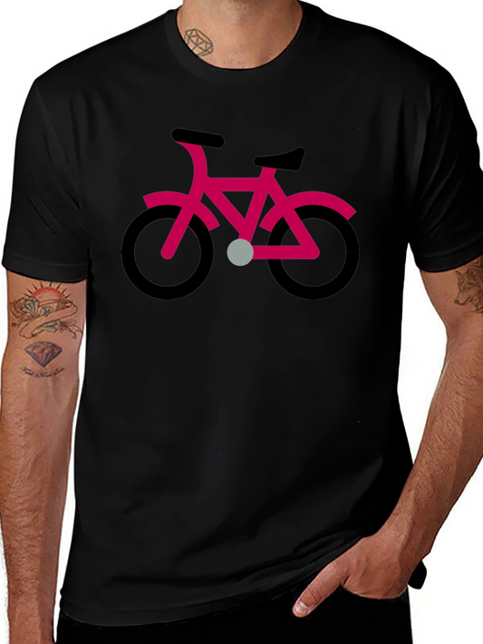 Mens Graphic Tee - Retro Bike Design