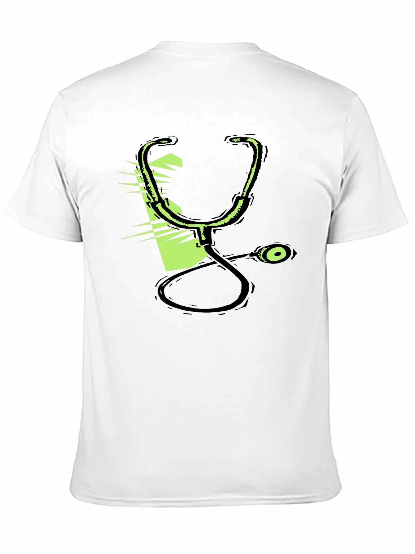 Stethoscope Graphic Black T-Shirt