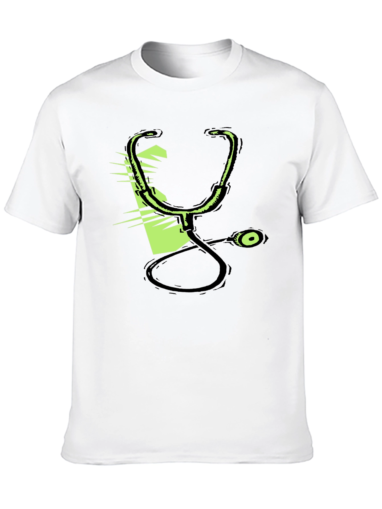 Stethoscope Graphic Black T-Shirt