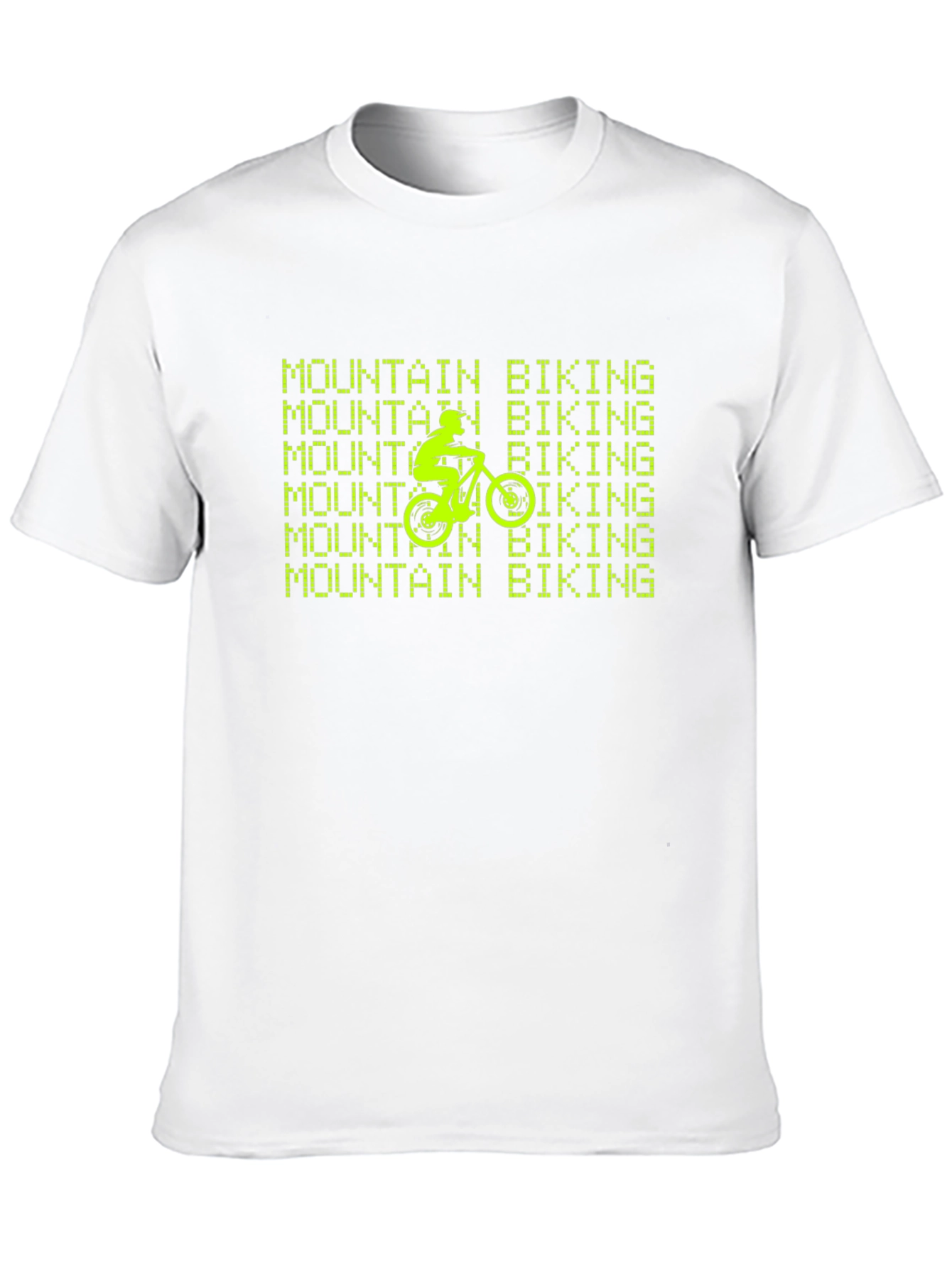 Mountain Biking Graphic Tee - Black