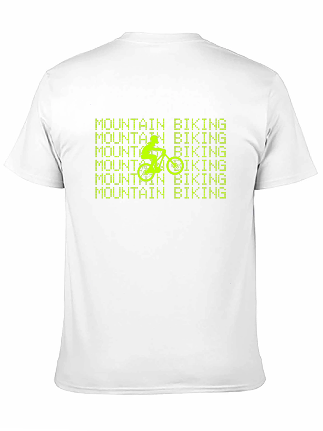 Mountain Biking Graphic Tee - Black