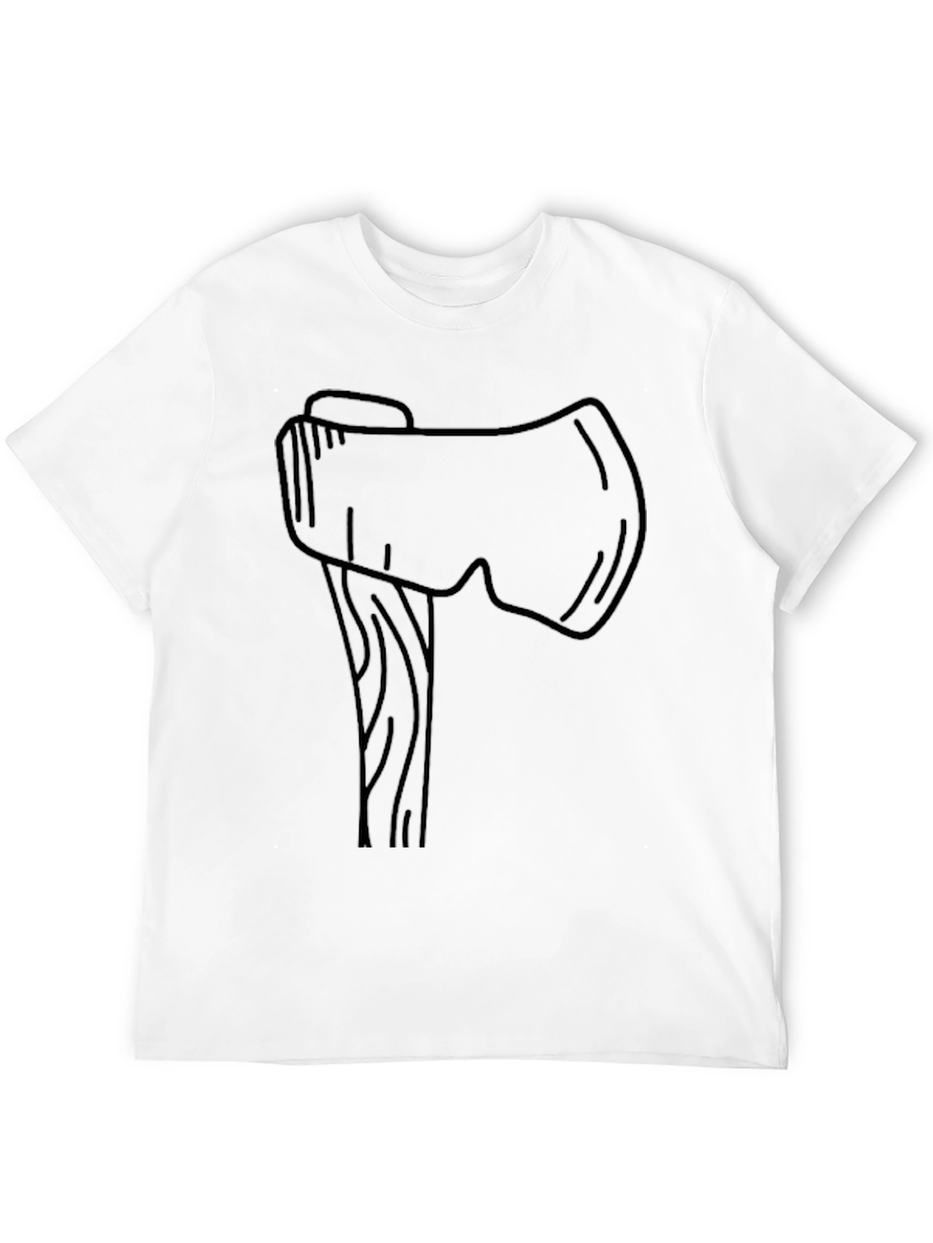 Axe Graphic Black T-Shirt - Lumberjack Style Tee