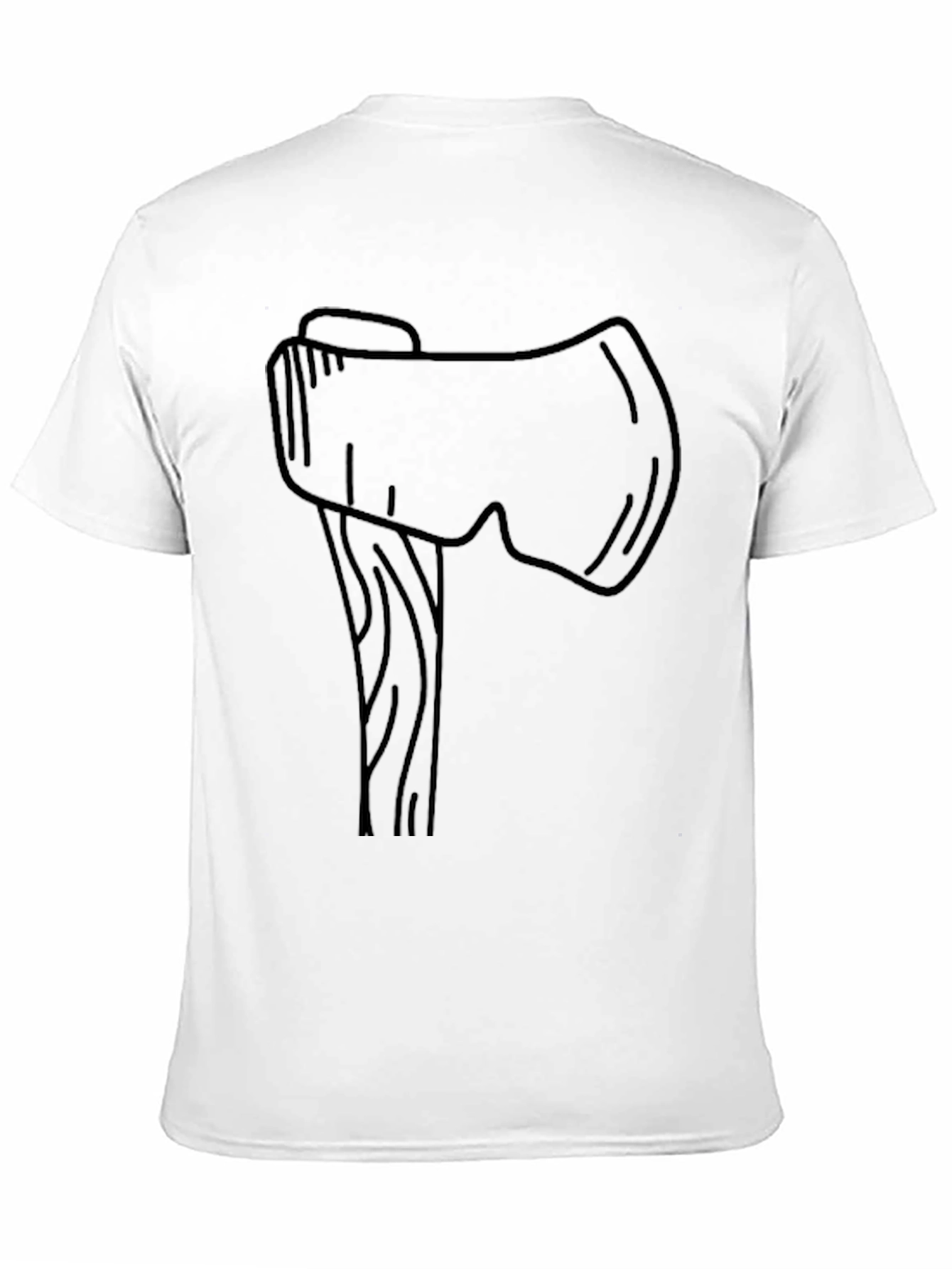 Axe Graphic Black T-Shirt - Lumberjack Style Tee