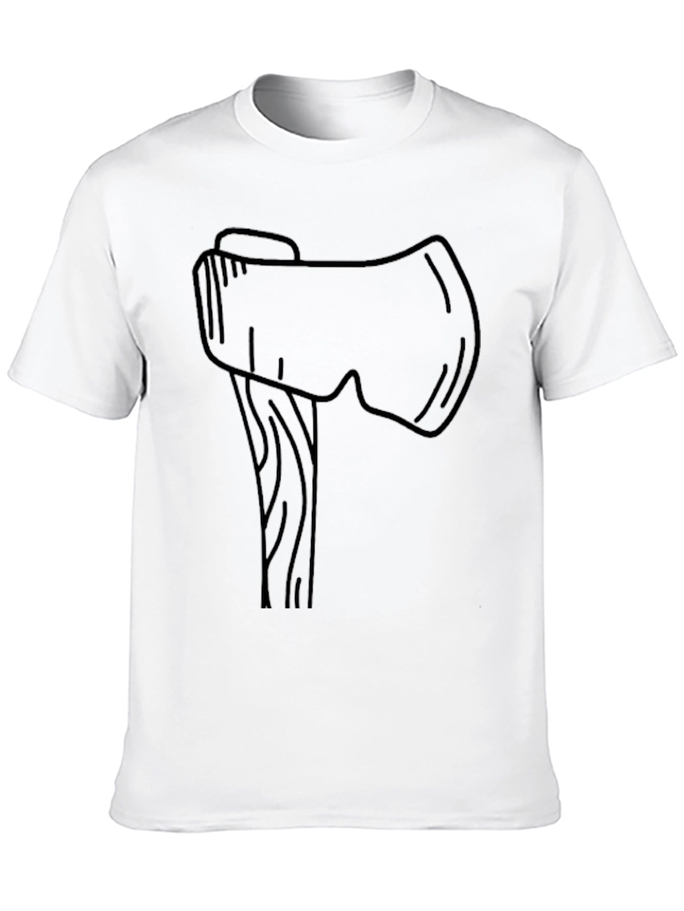 Axe Graphic Black T-Shirt - Lumberjack Style Tee