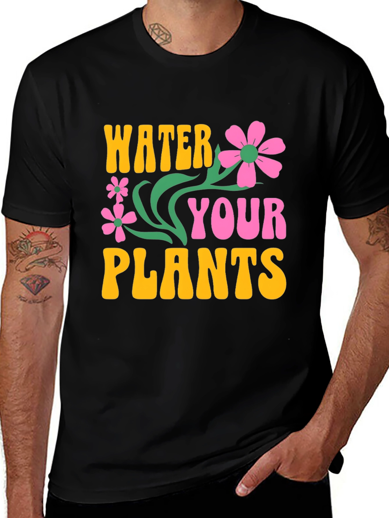 Water Your Plants Graphic T-Shirt