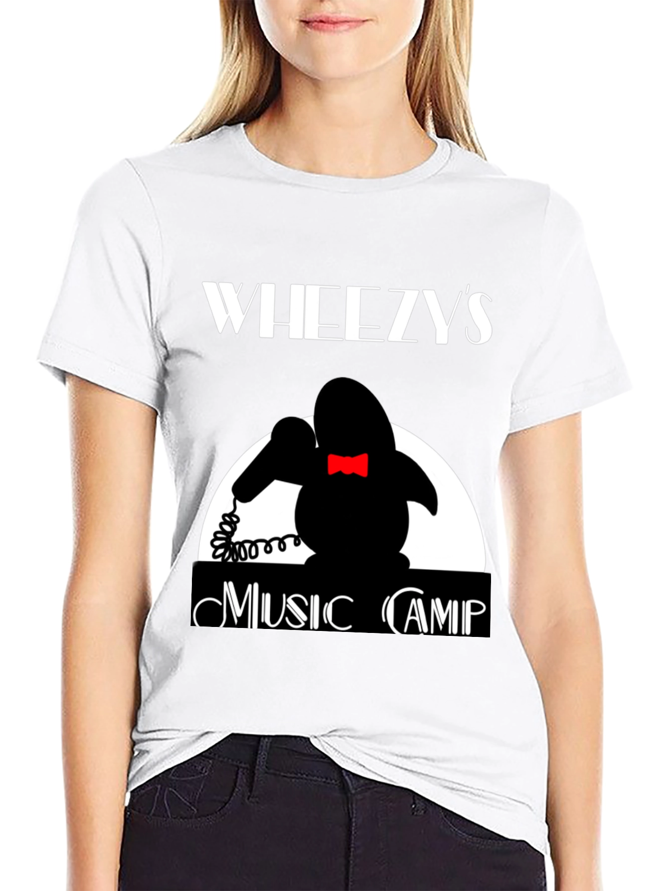 Wheezys Music Camp T-Shirt - Retro Design