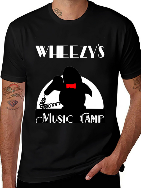 Wheezys Music Camp T-Shirt - Retro Design