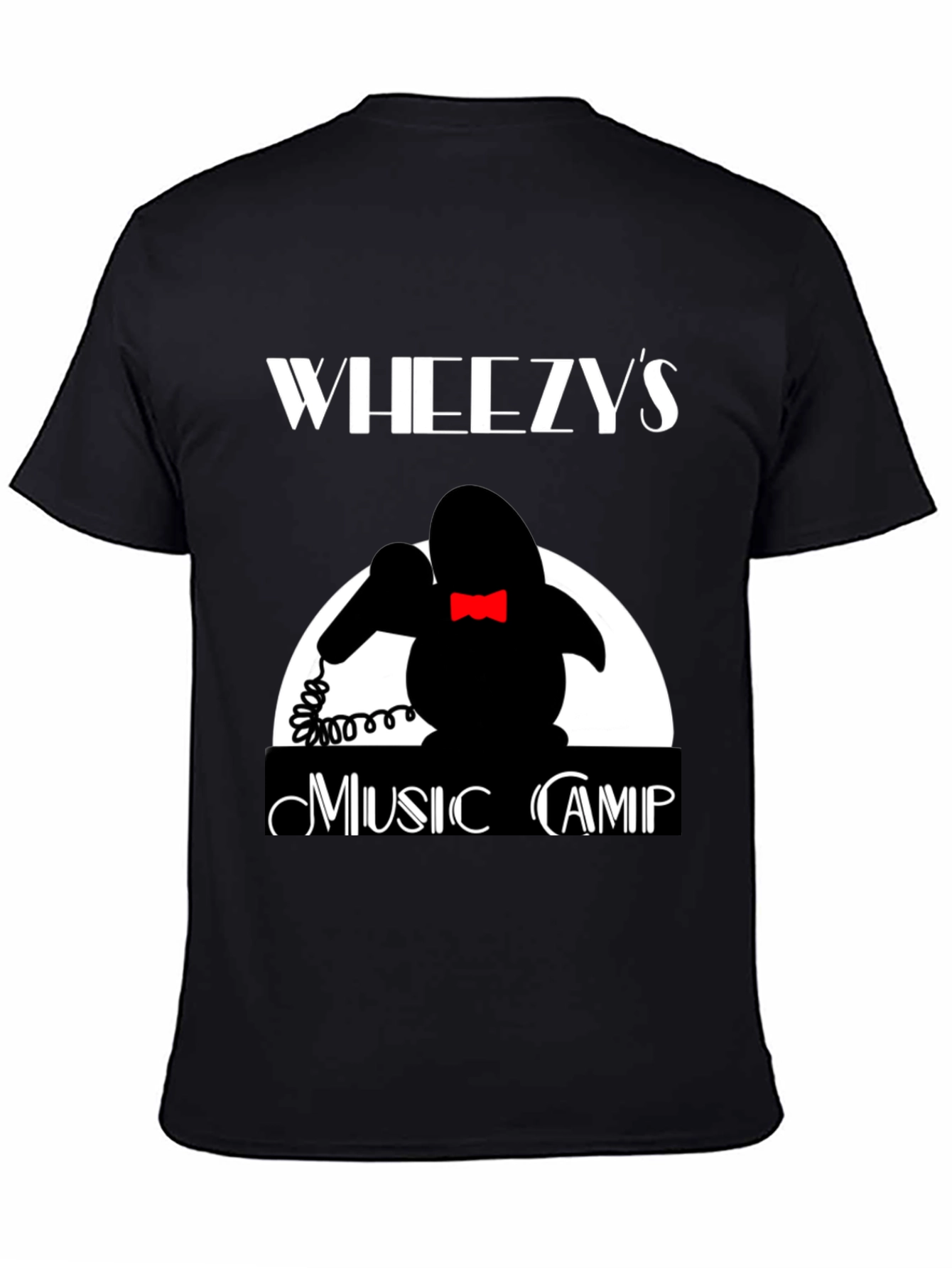 Wheezys Music Camp T-Shirt - Retro Design