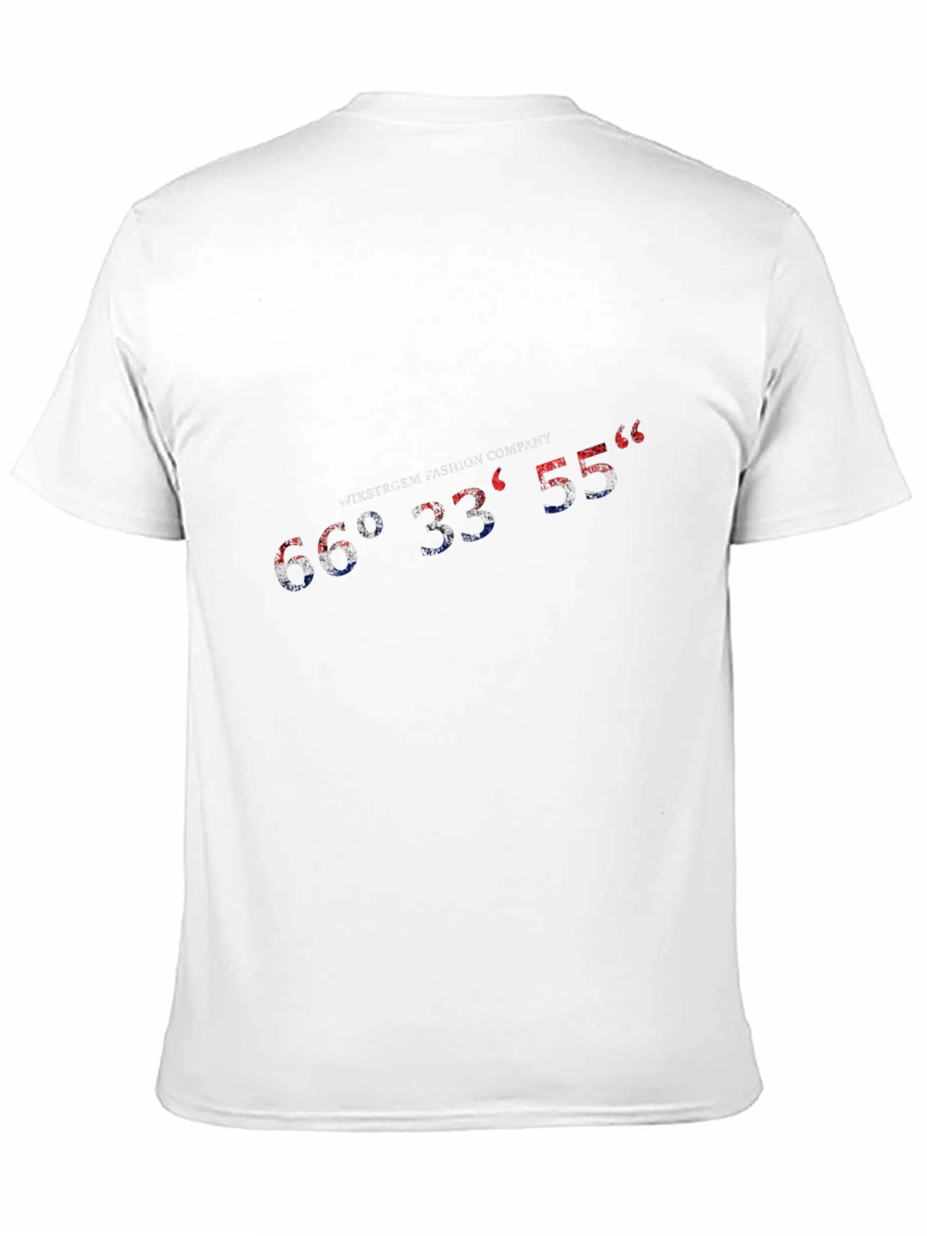 Latitude Longitude Graphic Black T-Shirt