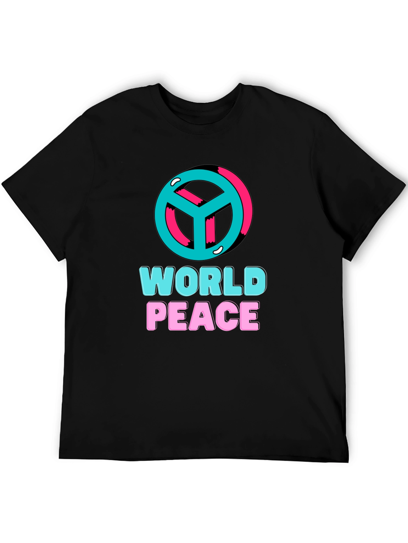 World Peace Graphic T-Shirt - Black