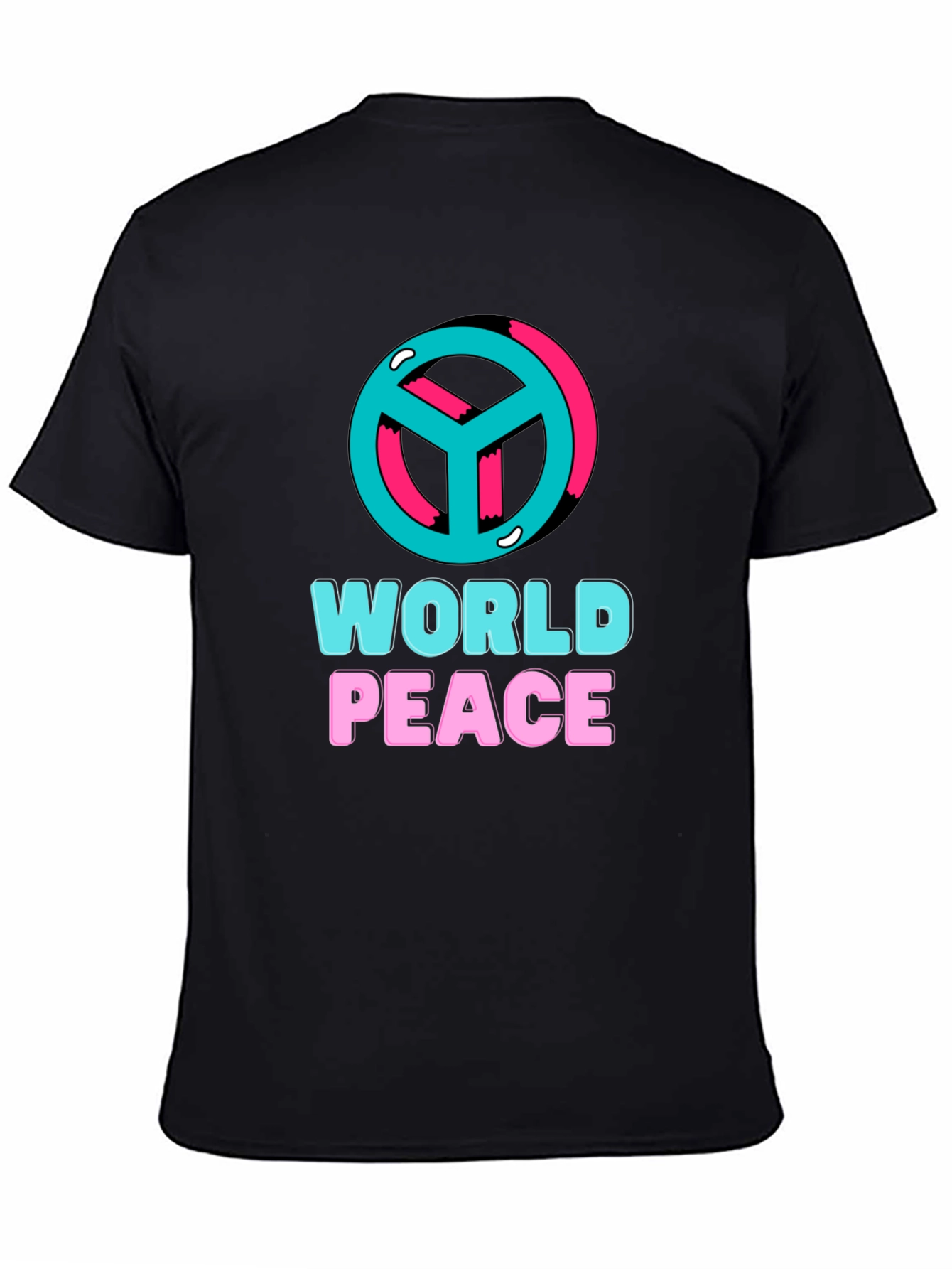 World Peace Graphic T-Shirt - Black