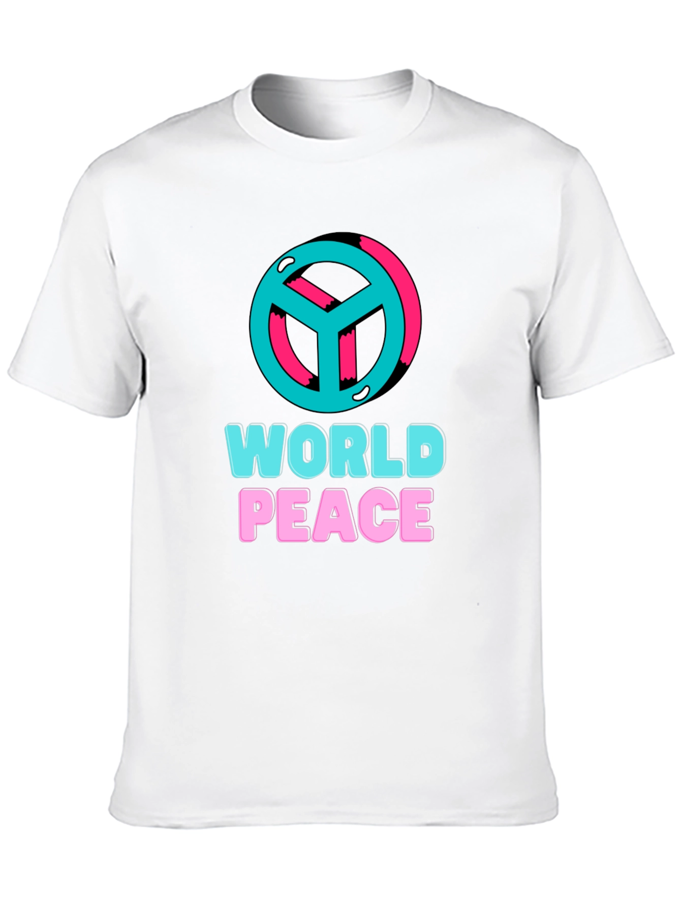 World Peace Graphic T-Shirt - Black