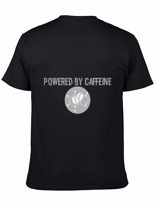 Powered by Caffeine Graphic Tee - Black