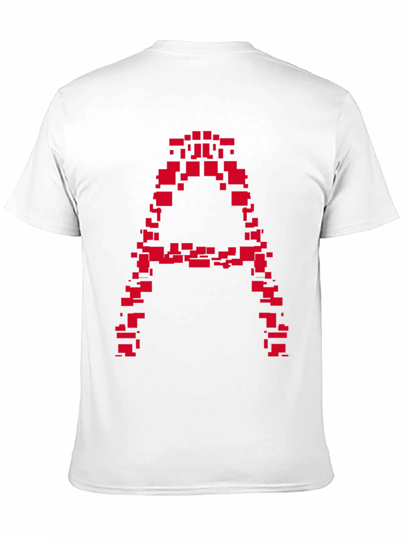 Pixelated A Graphic Tee - Retro Style