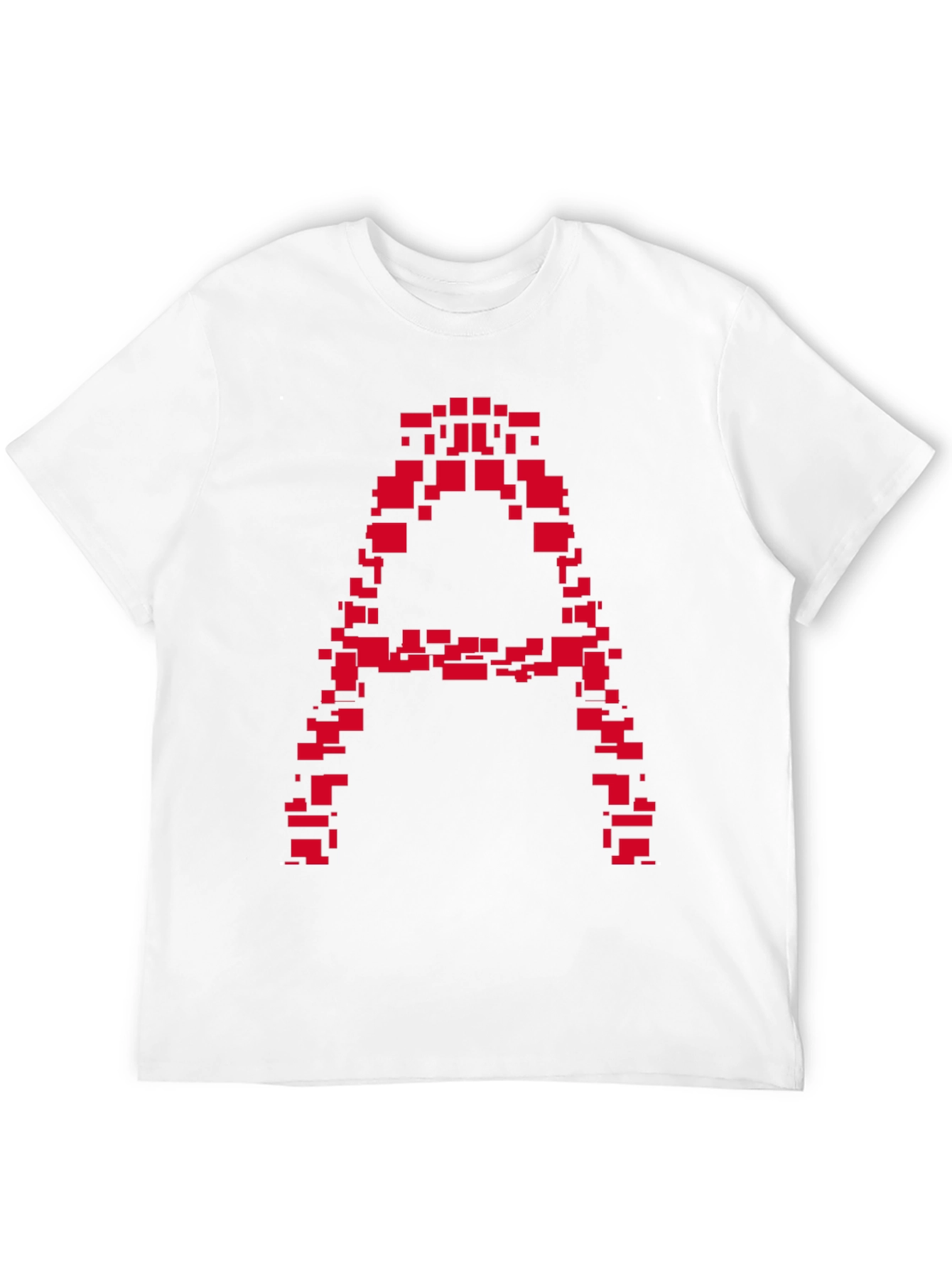 Pixelated A Graphic Tee - Retro Style