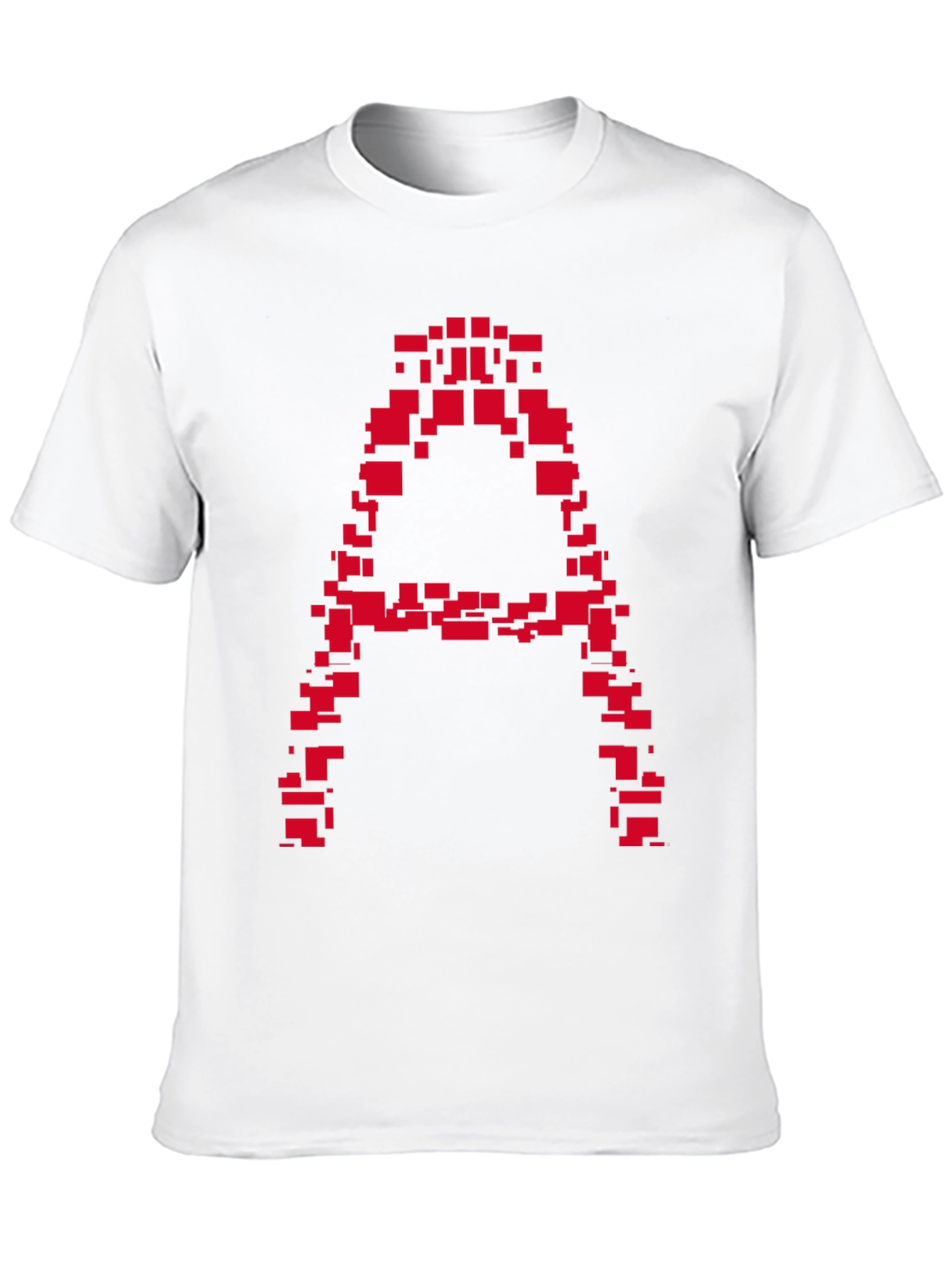 Pixelated A Graphic Tee - Retro Style