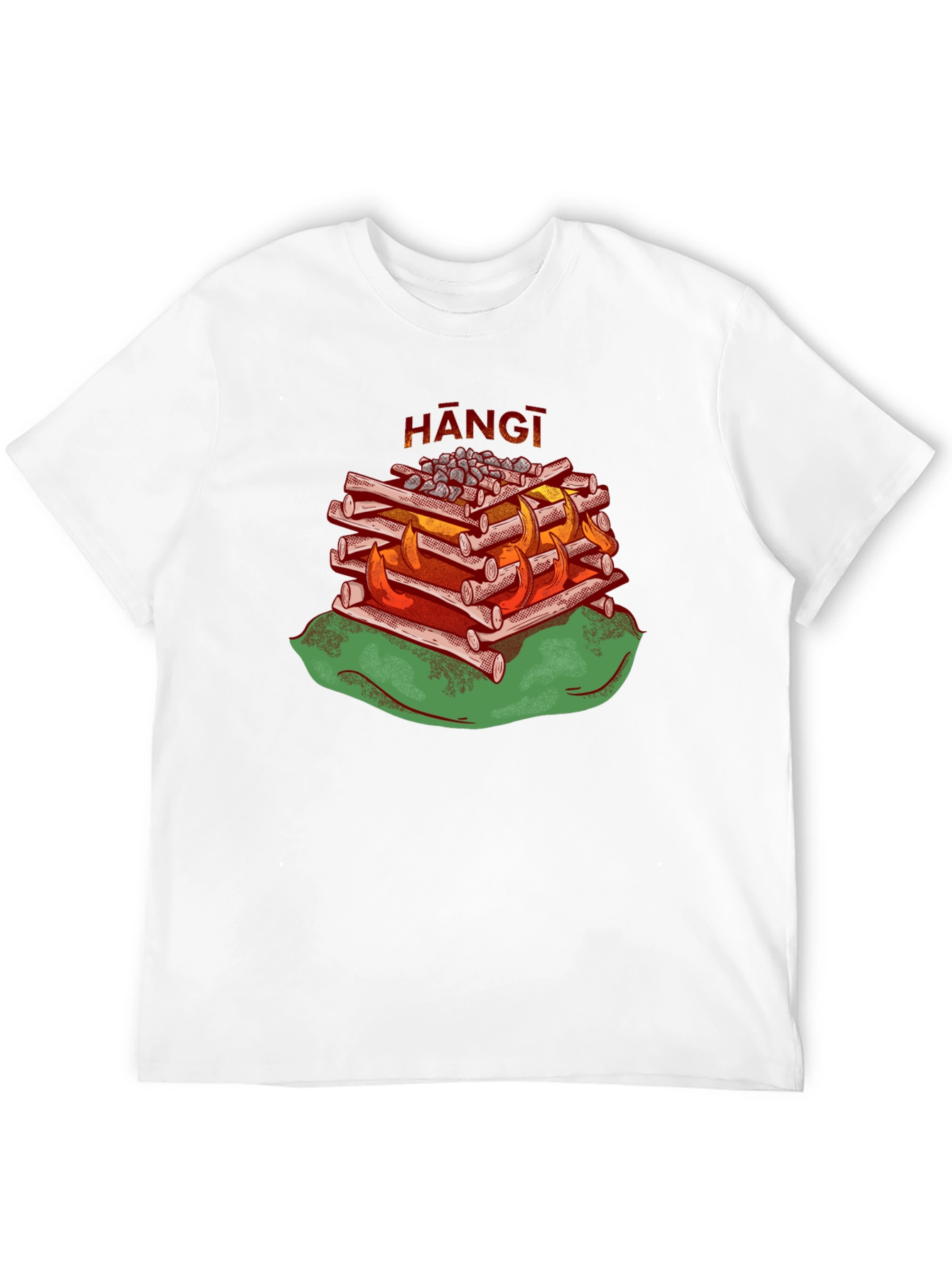Hangi T-Shirt - Maori Food Design