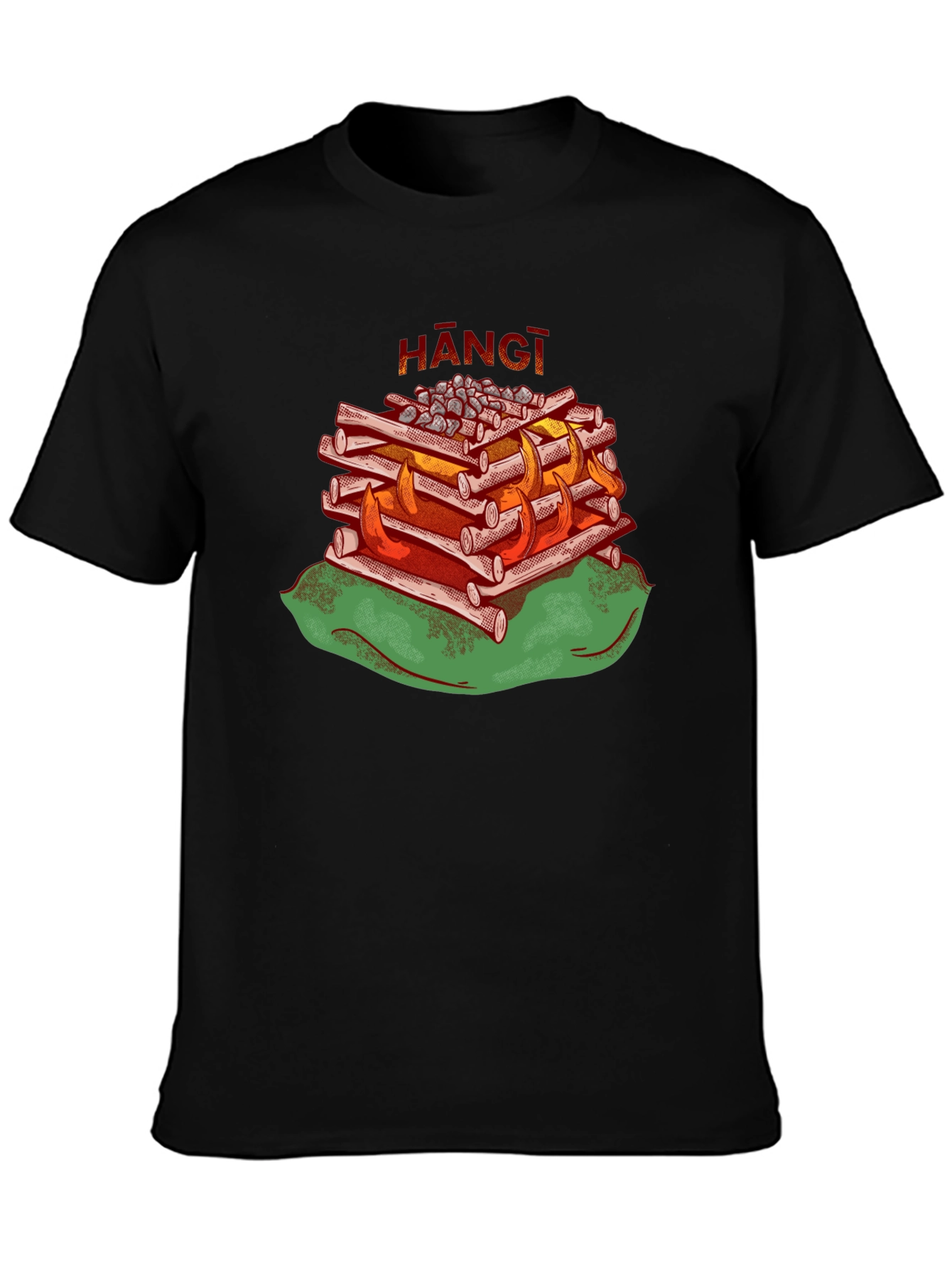 Hangi T-Shirt - Maori Food Design