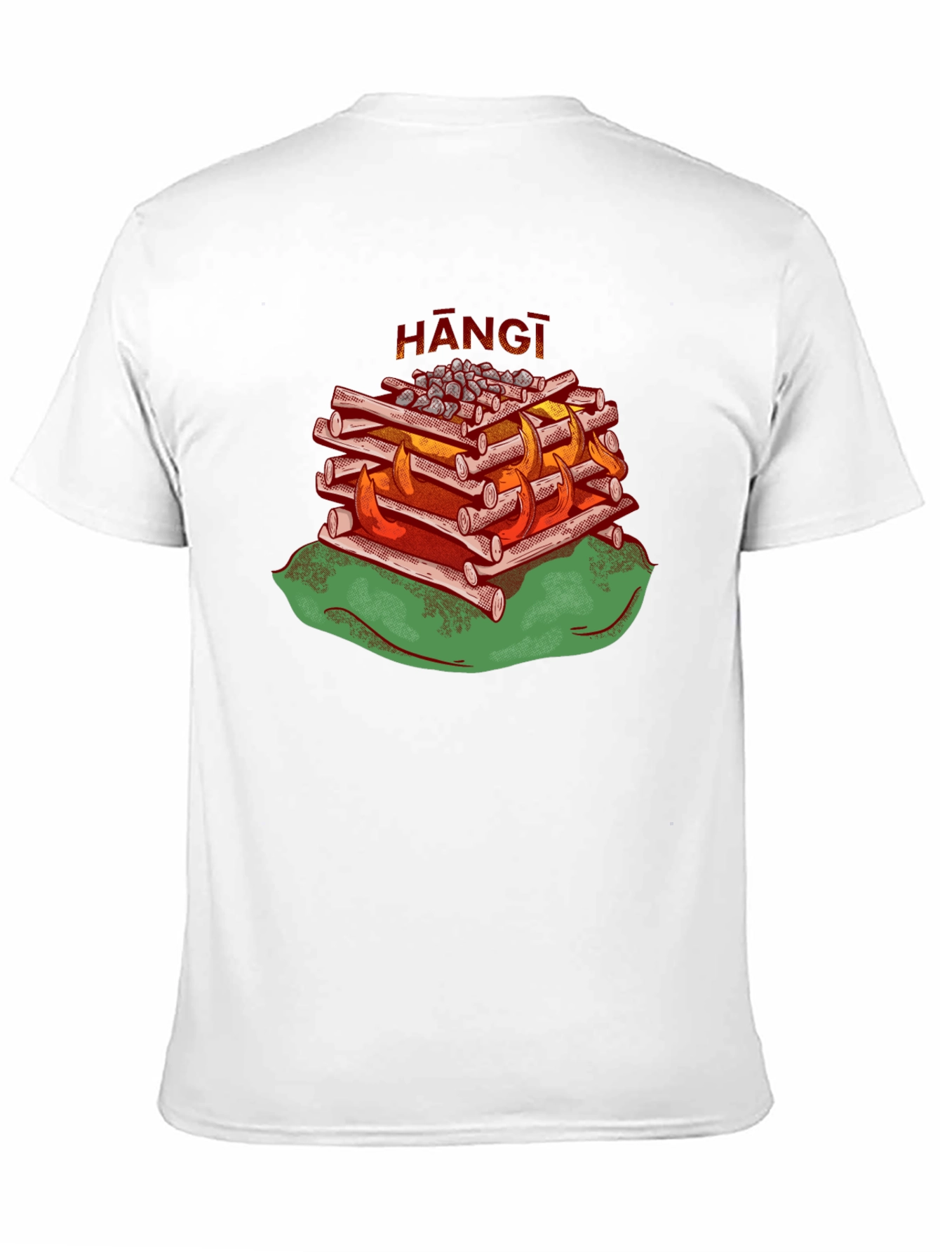 Hangi T-Shirt - Maori Food Design