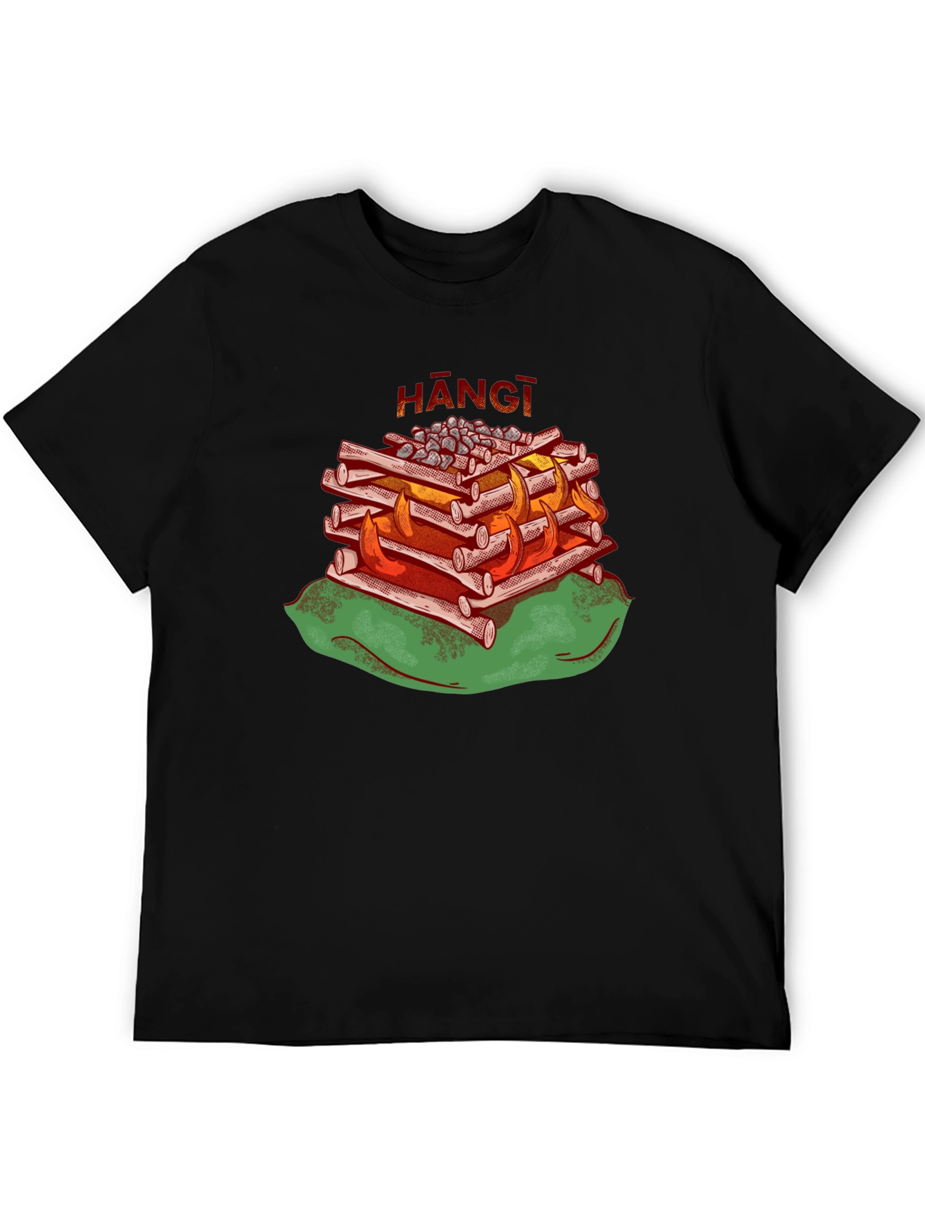 Hangi T-Shirt - Maori Food Design