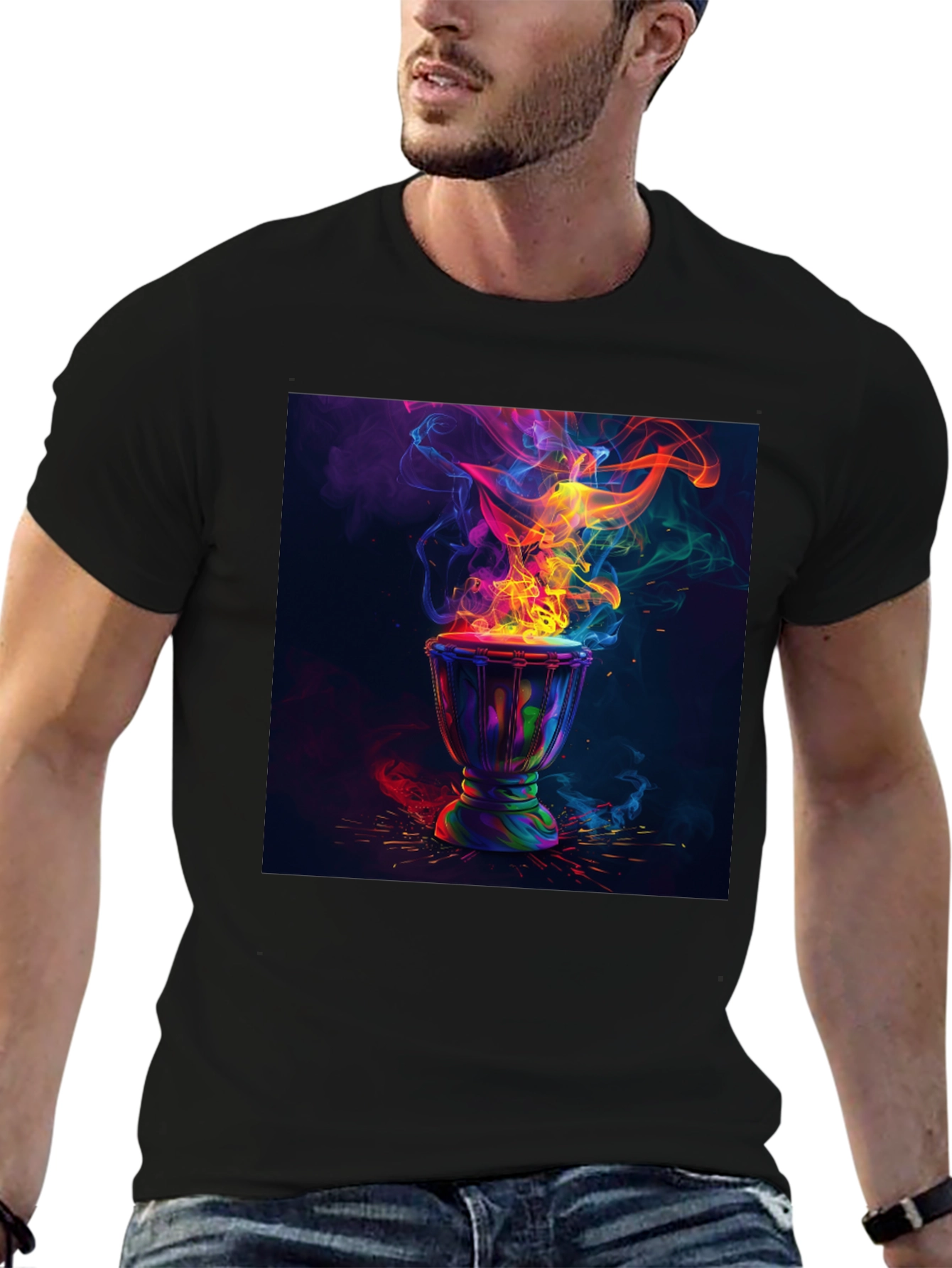 Vibrant Drum Beat Tee