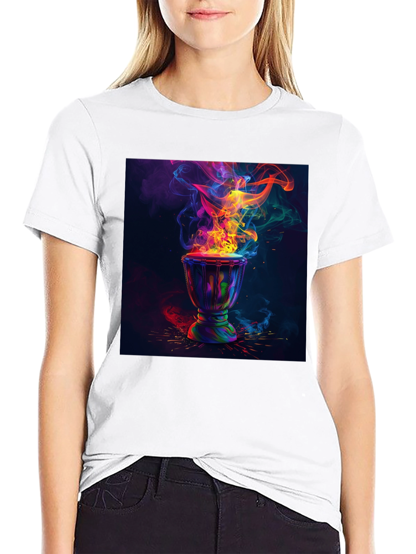 Vibrant Drum Beat Tee