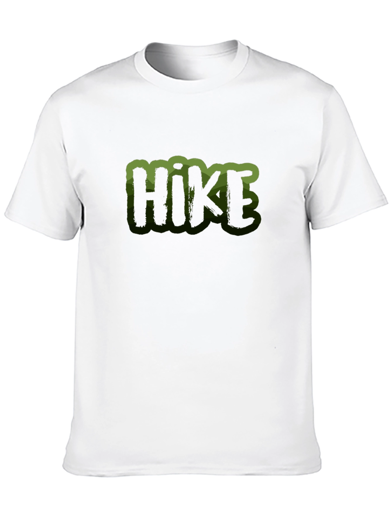Mens Black Hike Graphic Tee