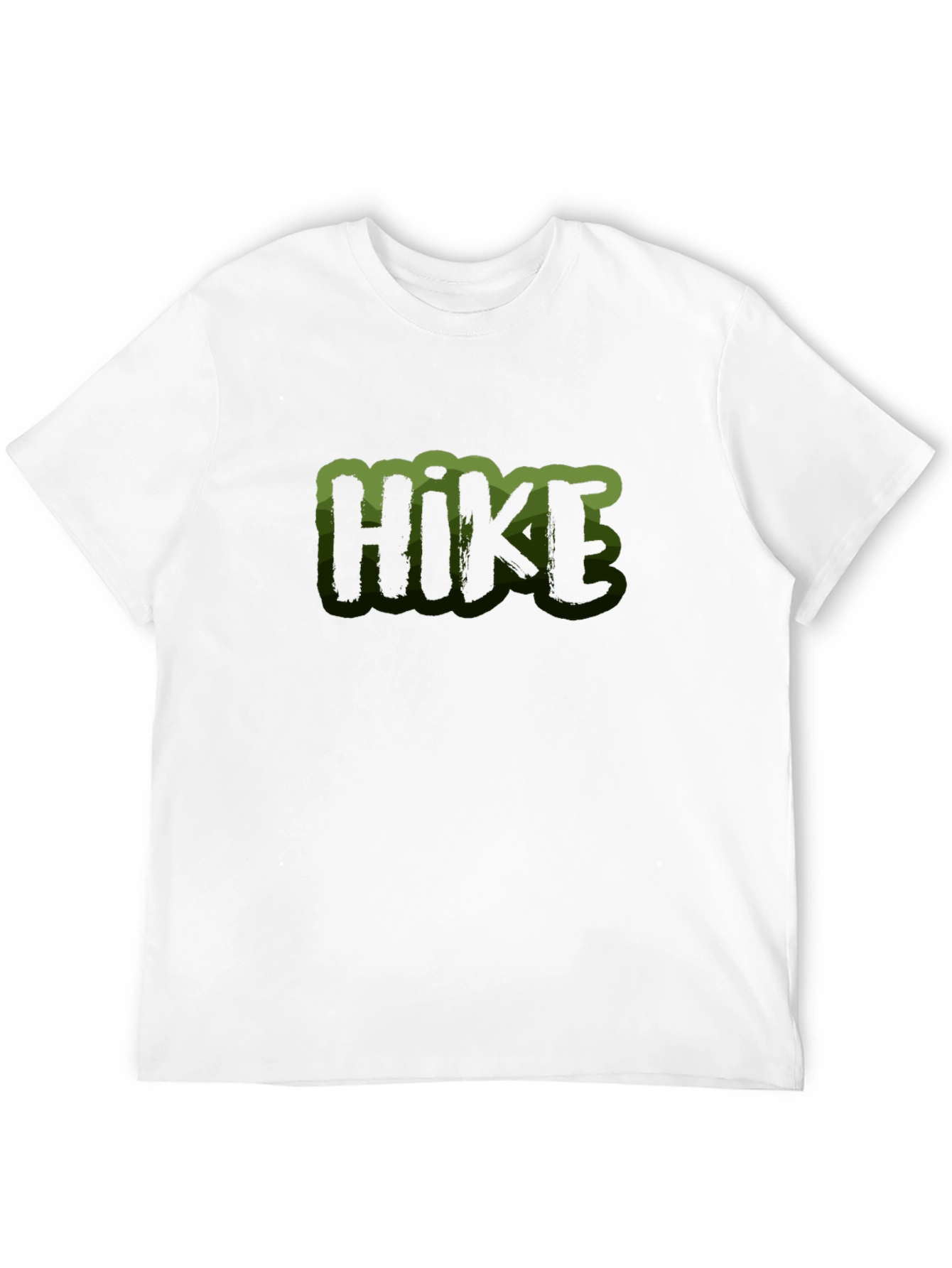 Mens Black Hike Graphic Tee