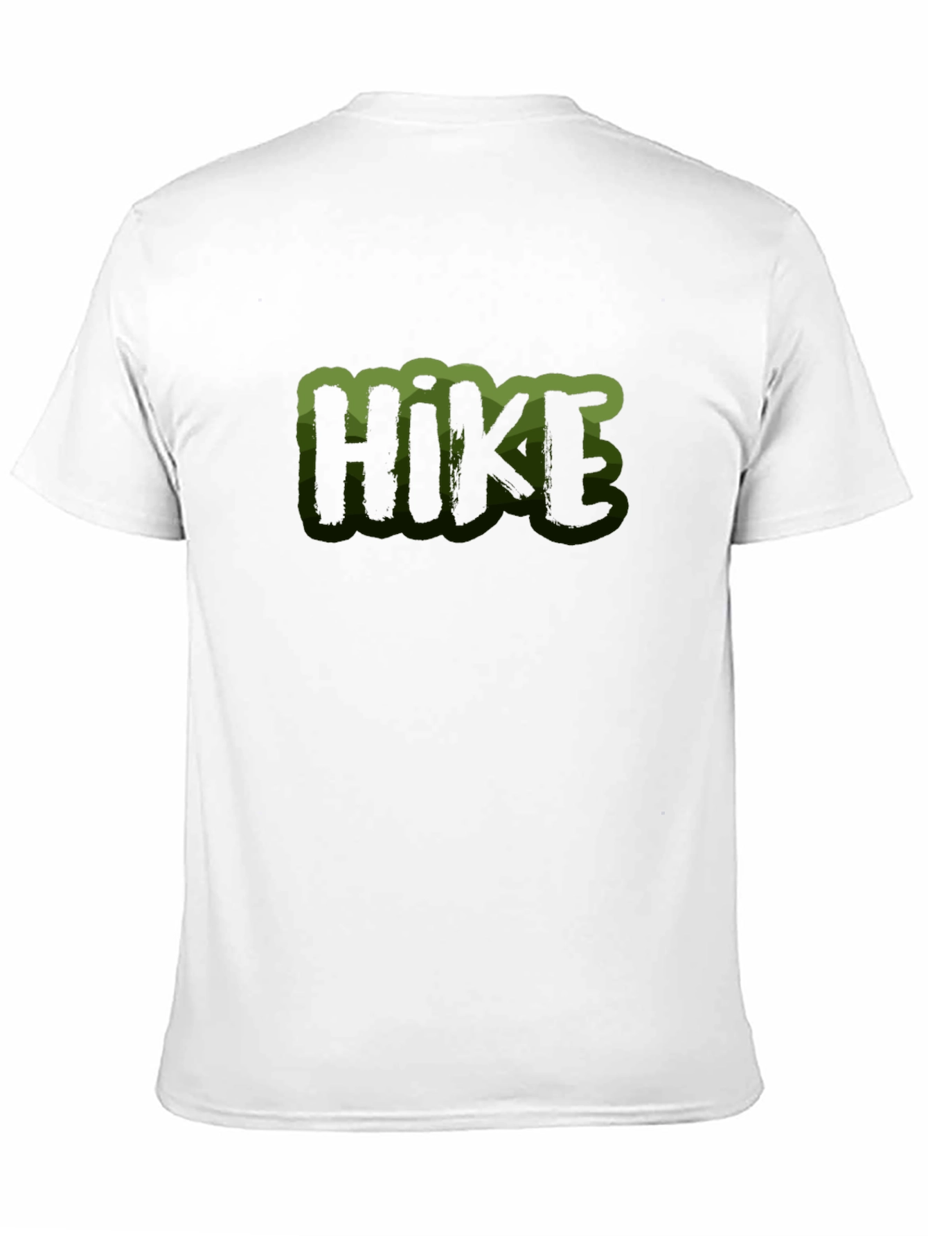 Mens Black Hike Graphic Tee