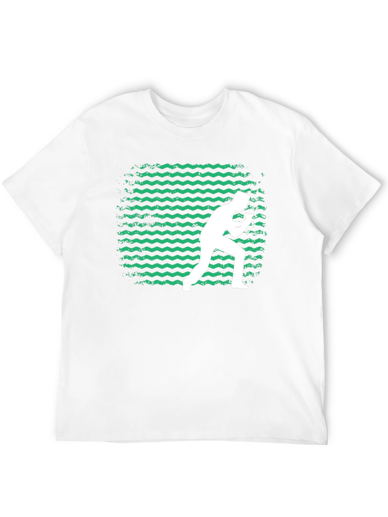Retro Boxer Graphic Tee - Black Cotton