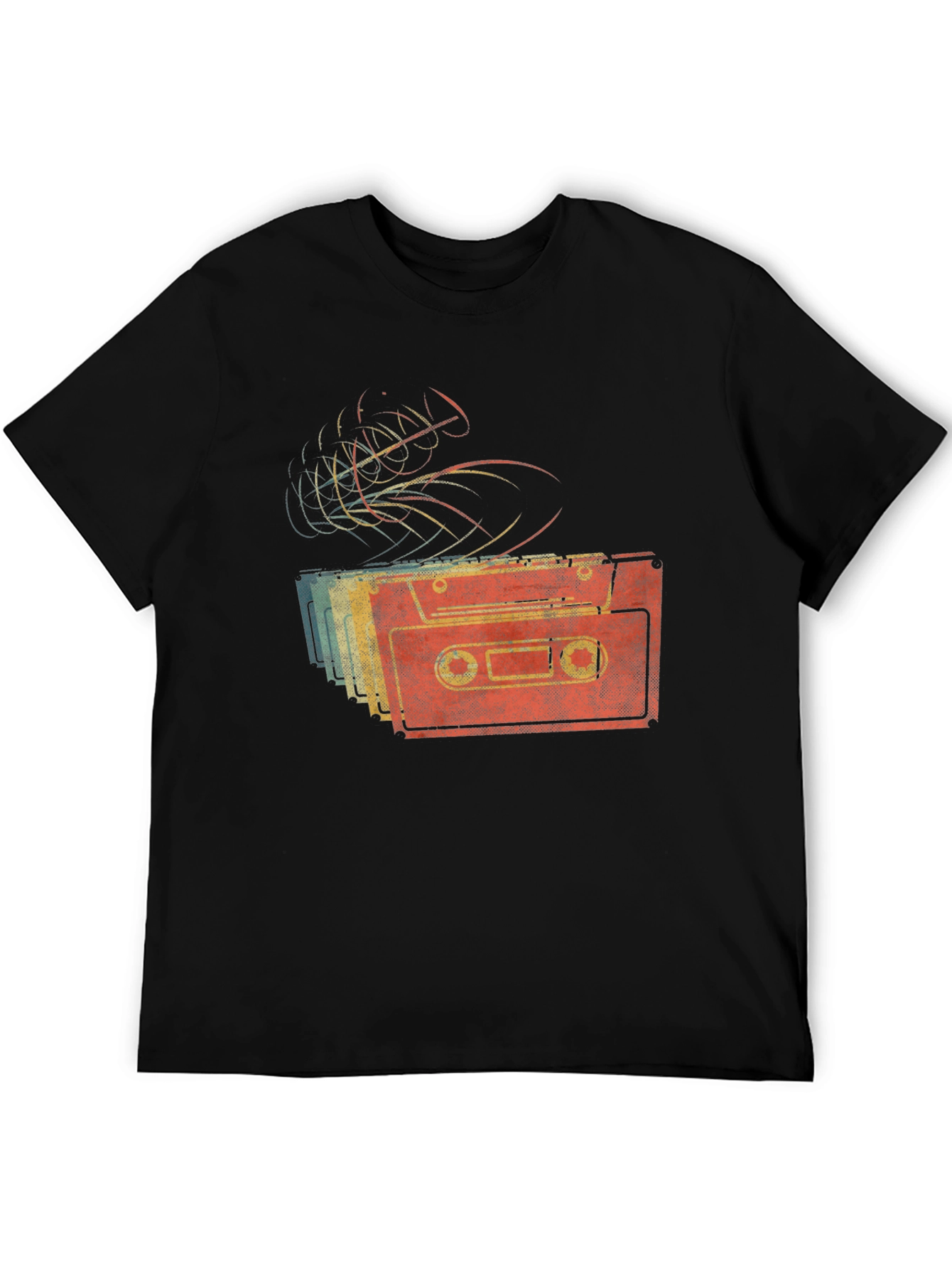 Retro Cassette Tape Graphic T-Shirt