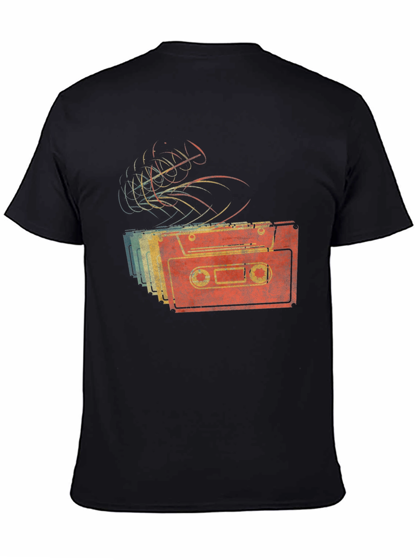 Retro Cassette Tape Graphic T-Shirt