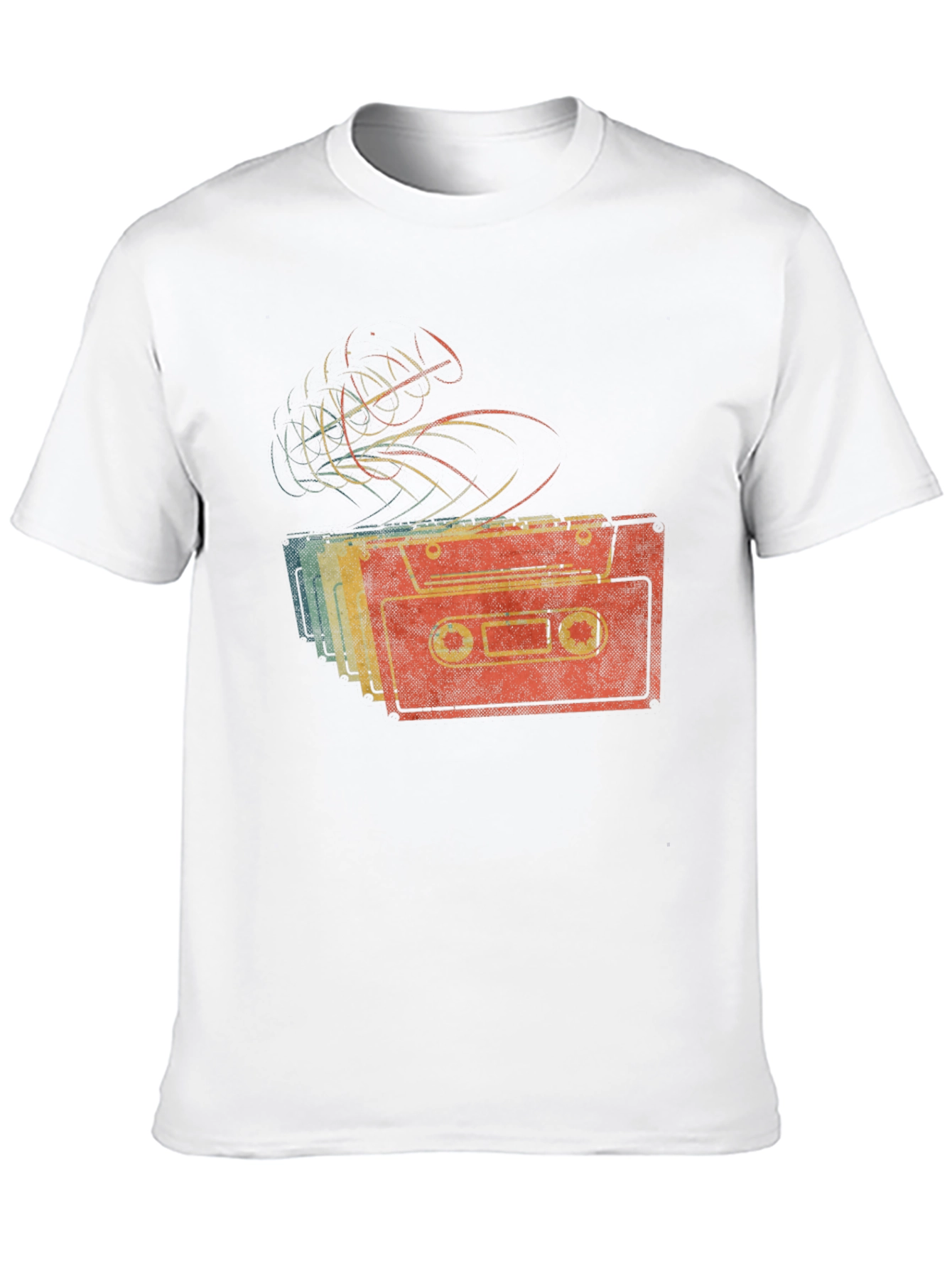 Retro Cassette Tape Graphic T-Shirt