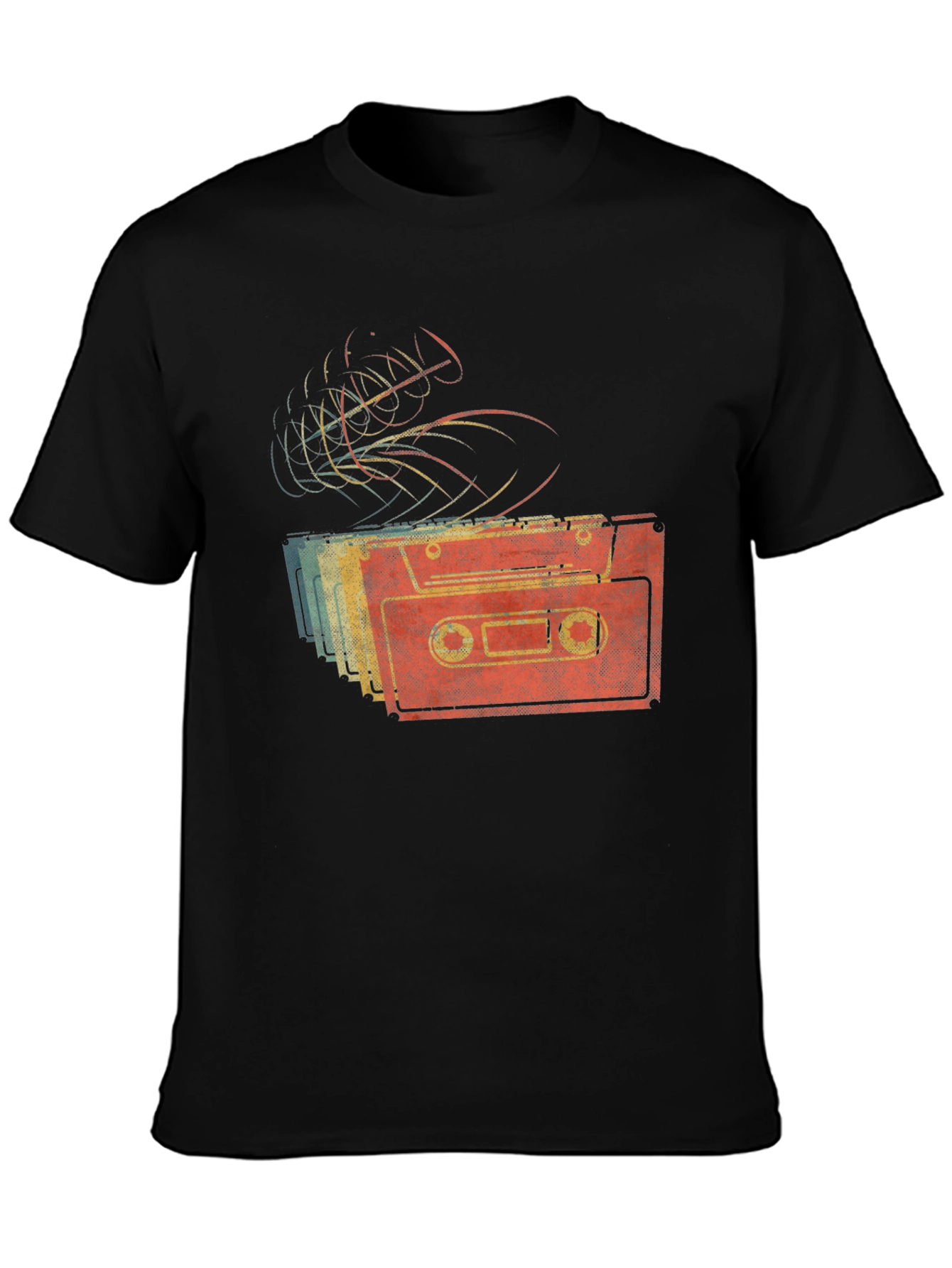 Retro Cassette Tape Graphic T-Shirt
