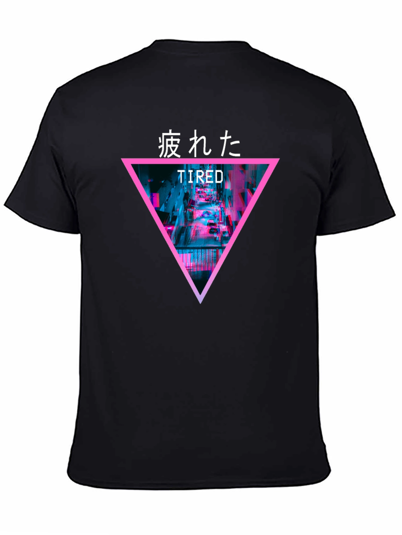 Tired Graphic Tee - Cyberpunk Streetwear Fashion