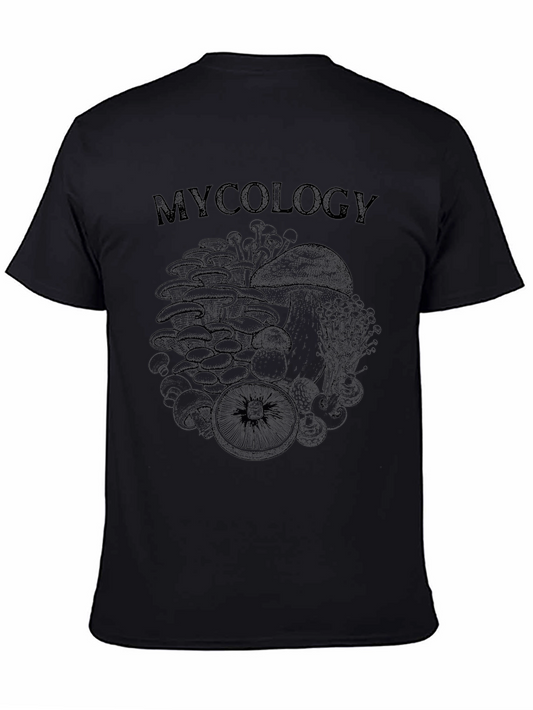 Mycology Graphic T-Shirt - Black Cotton Tee