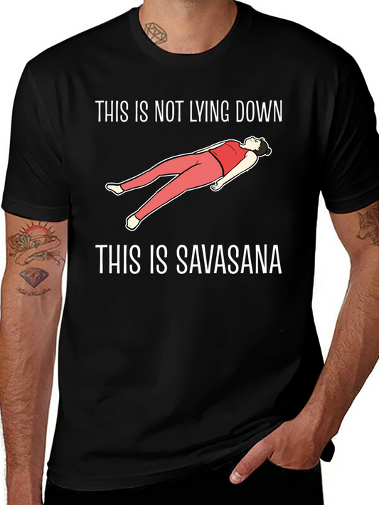 Savasana Yoga T-Shirt - Funny Meditation Tee