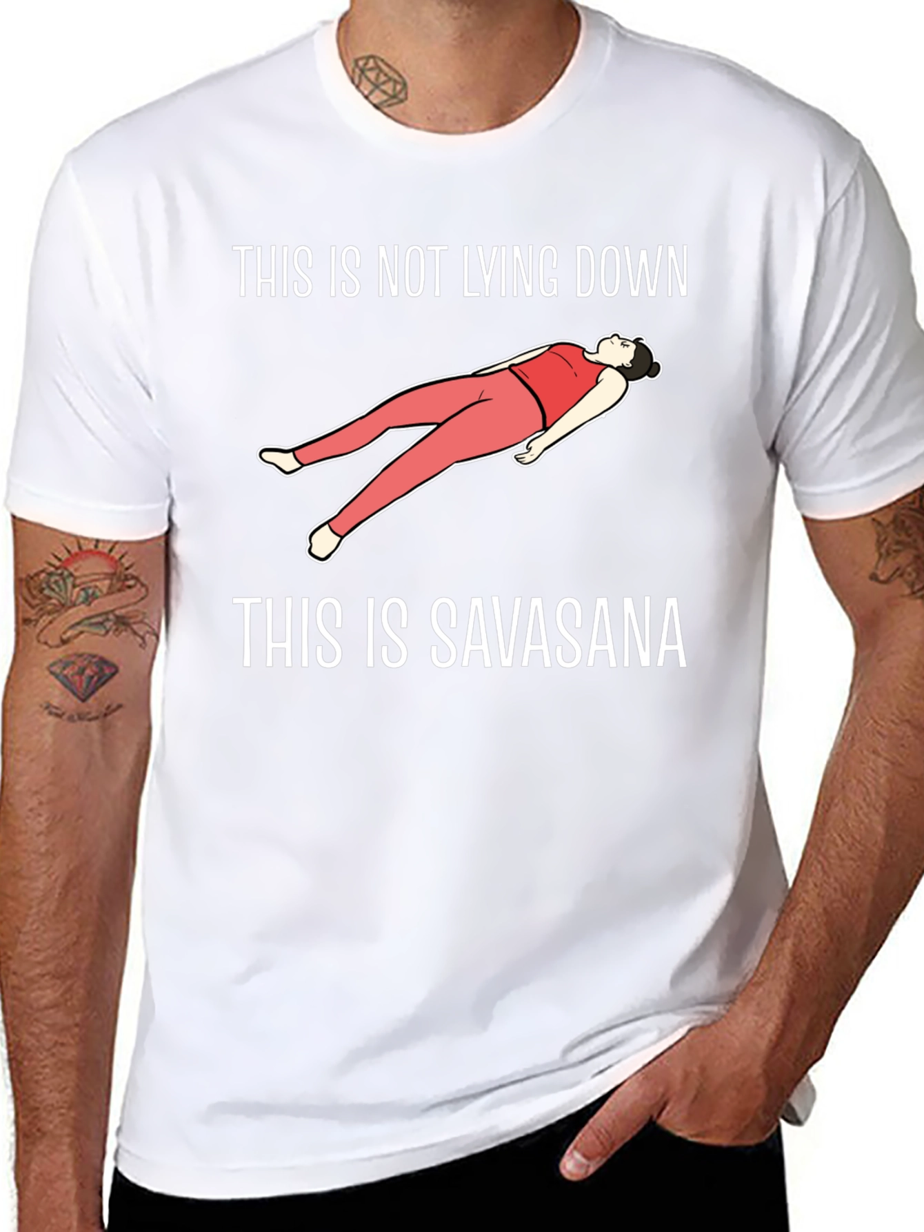 Savasana Yoga T-Shirt - Funny Meditation Tee
