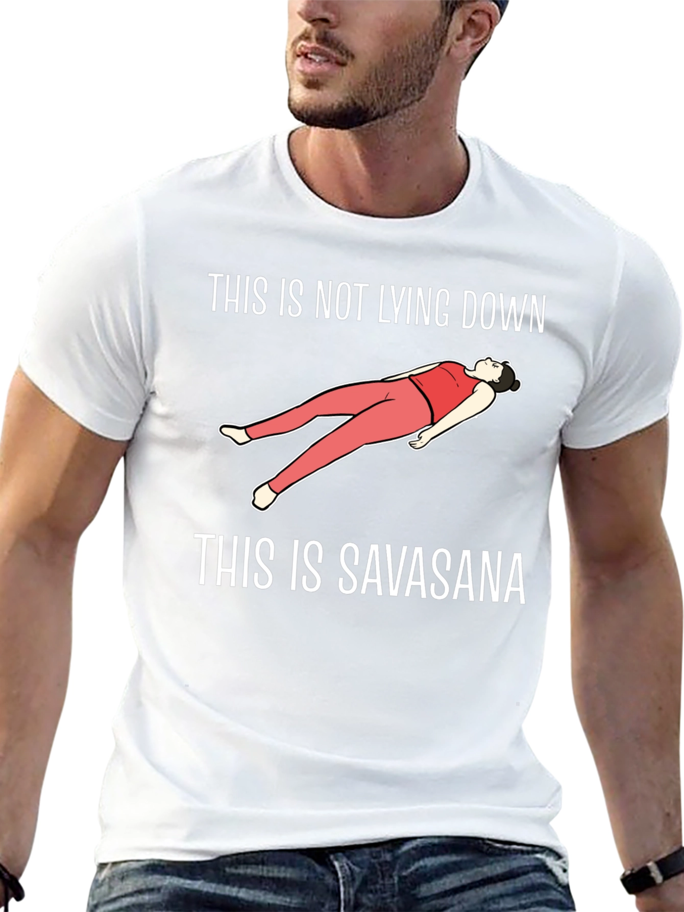 Savasana Yoga T-Shirt - Funny Meditation Tee
