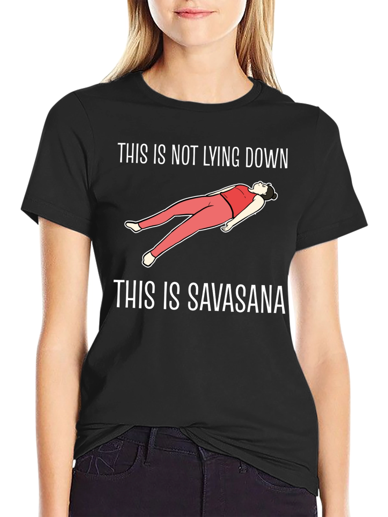 Savasana Yoga T-Shirt - Funny Meditation Tee