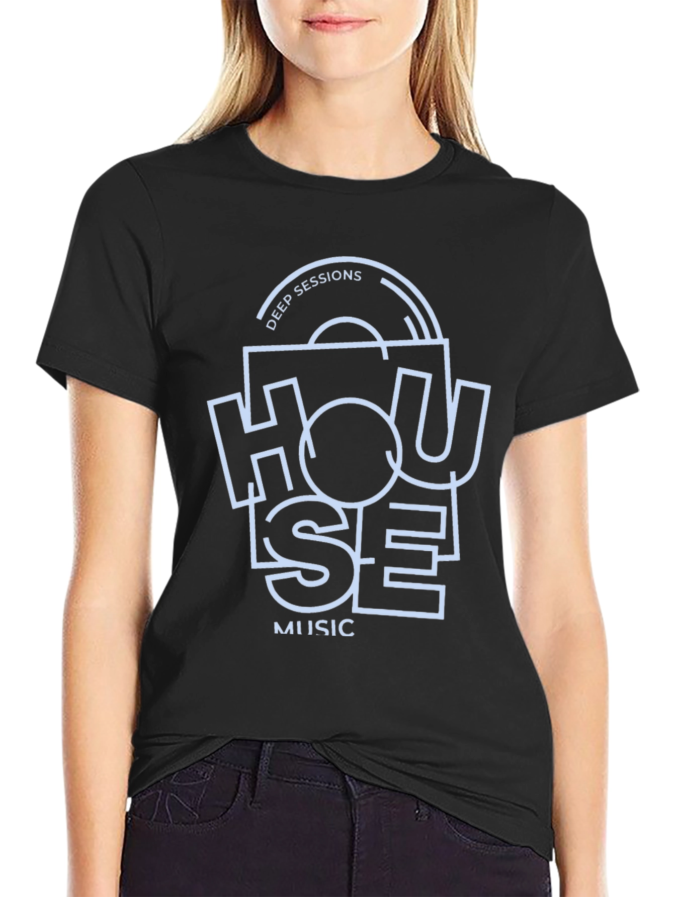 Deep Sessions House Music Graphic Tee