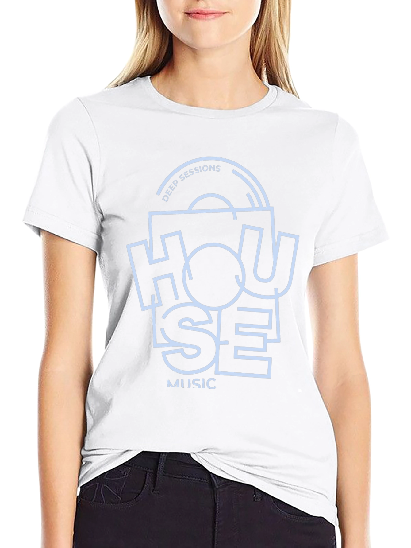Deep Sessions House Music Graphic Tee