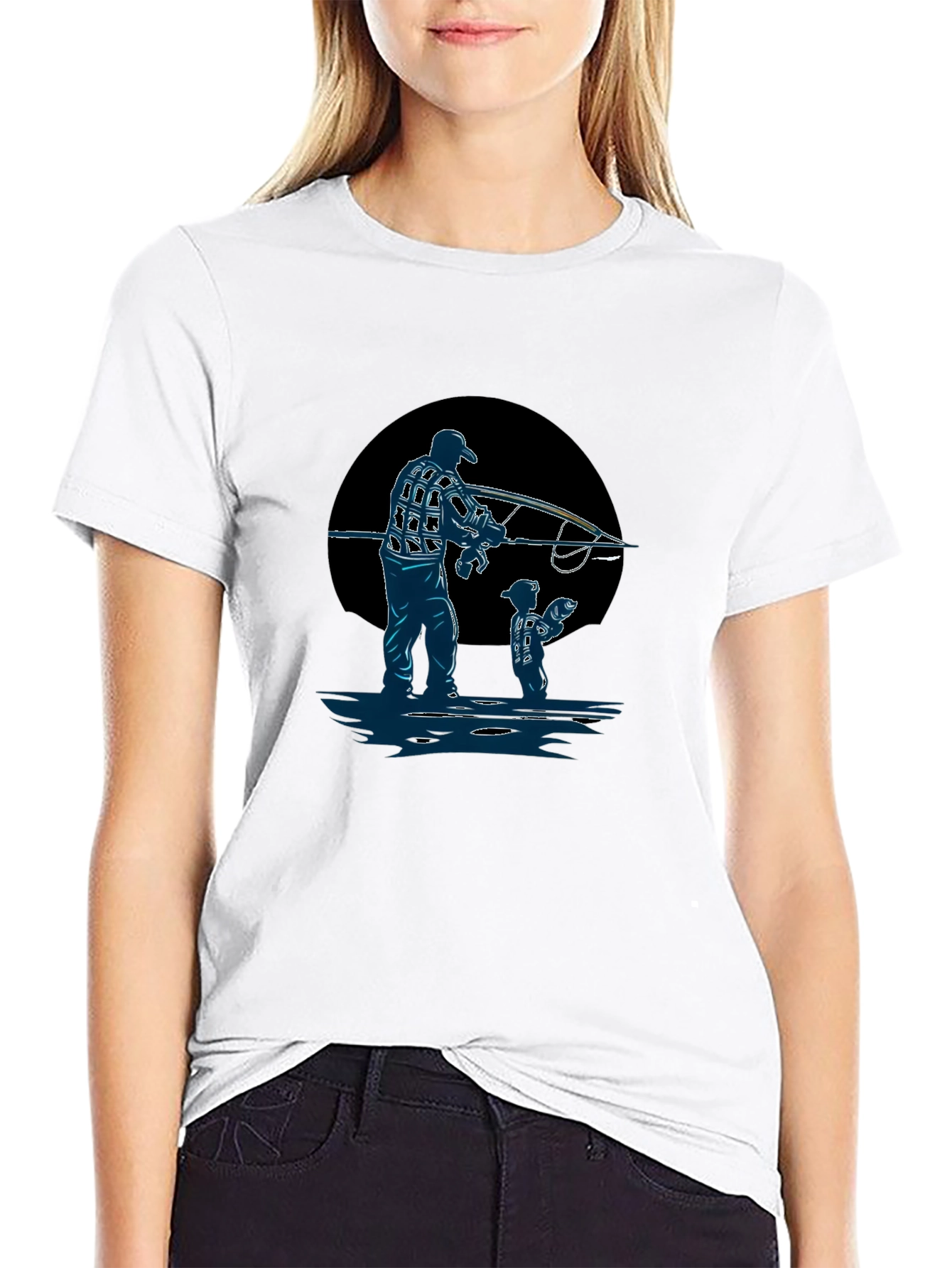 Fishing Dad & Son Graphic Tee