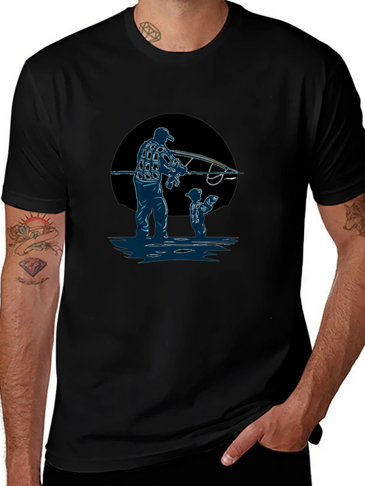 Fishing Dad & Son Graphic Tee