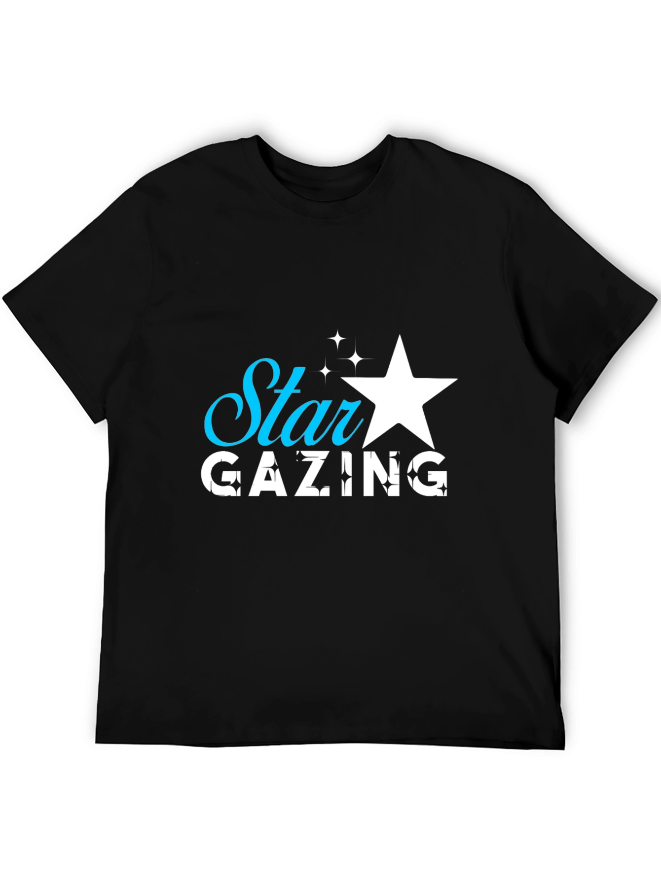 Star Gazing Black Graphic Tee