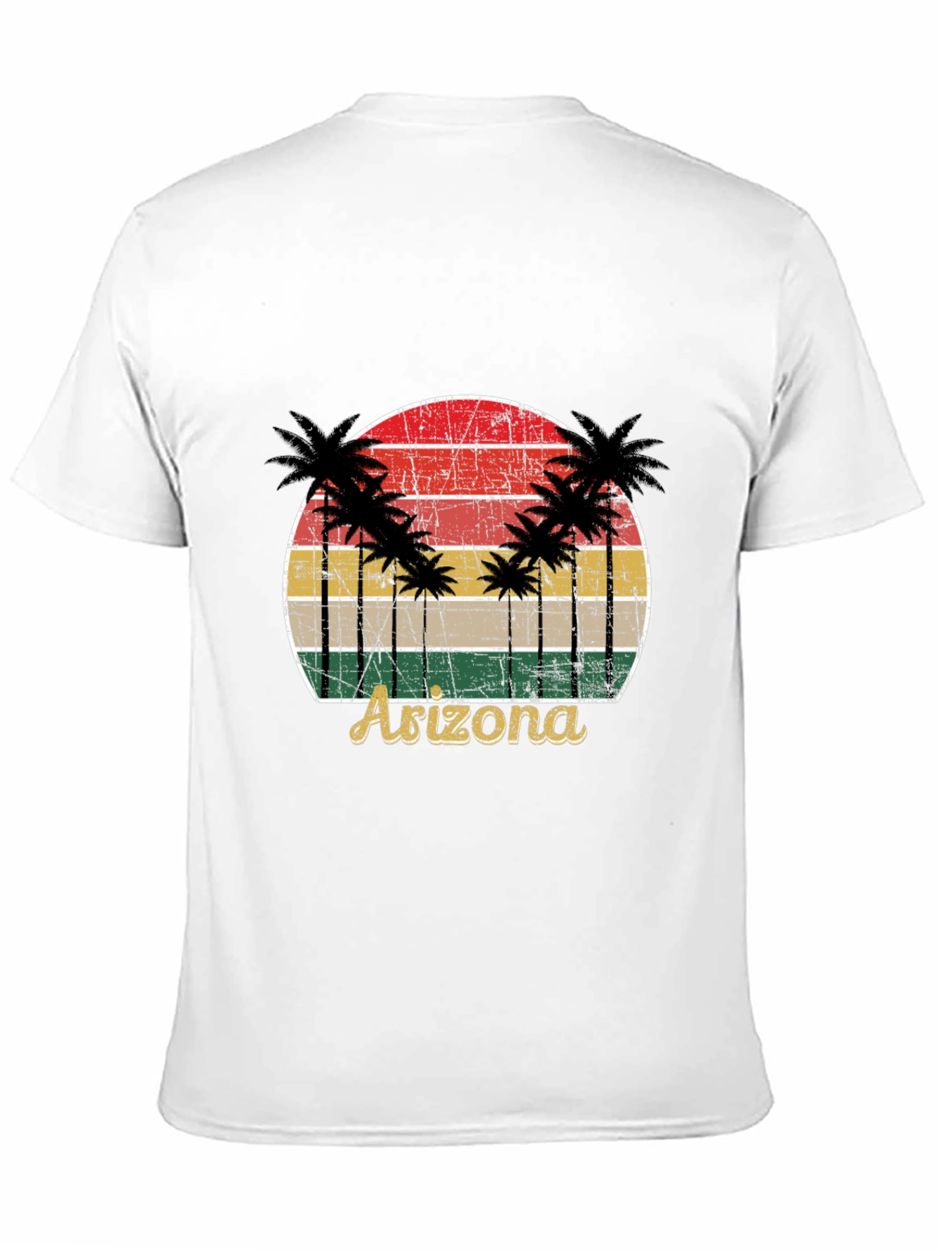 Retro Arizona Palm Tree Graphic T-Shirt