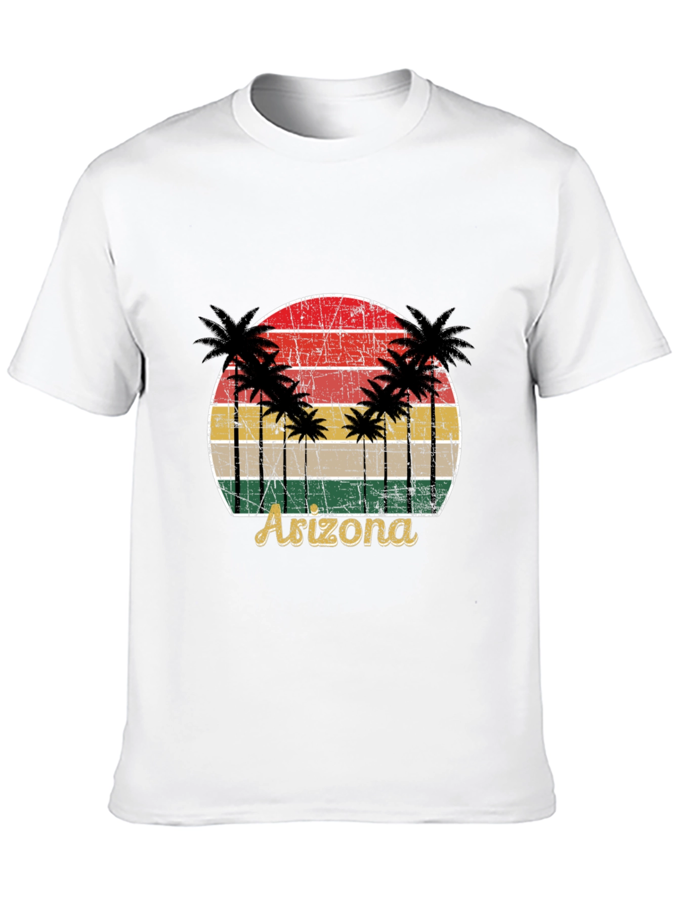 Retro Arizona Palm Tree Graphic T-Shirt