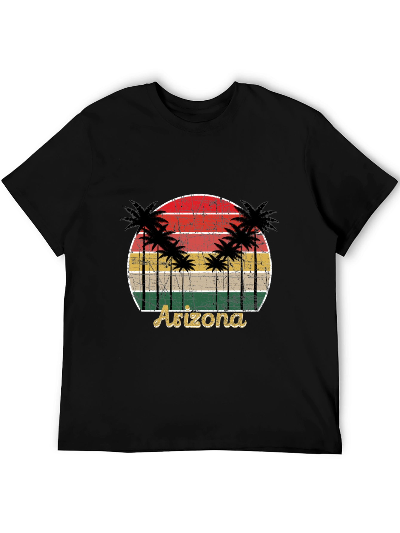 Retro Arizona Palm Tree Graphic T-Shirt