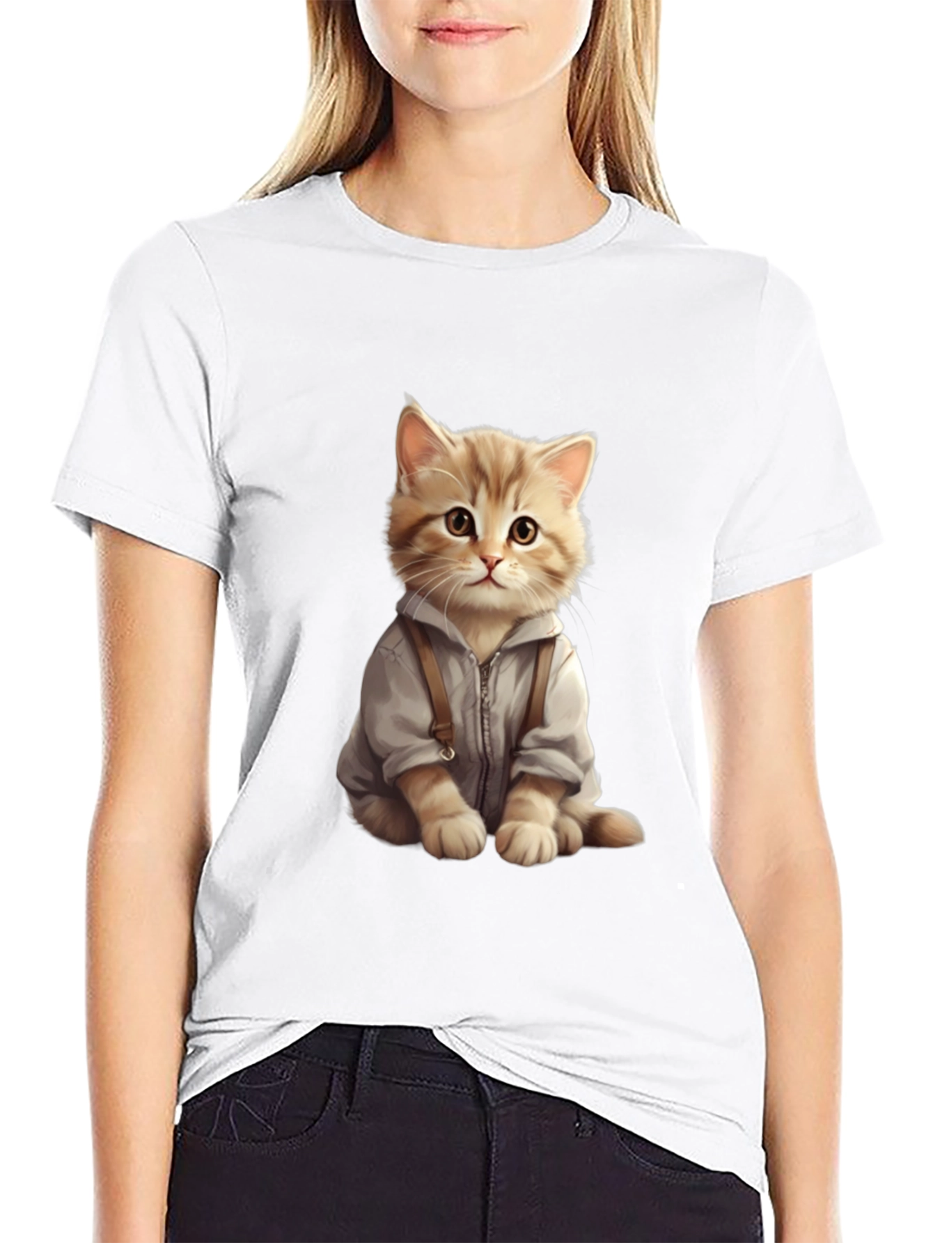 Cat Lover T-Shirt - Cute Kitten Design