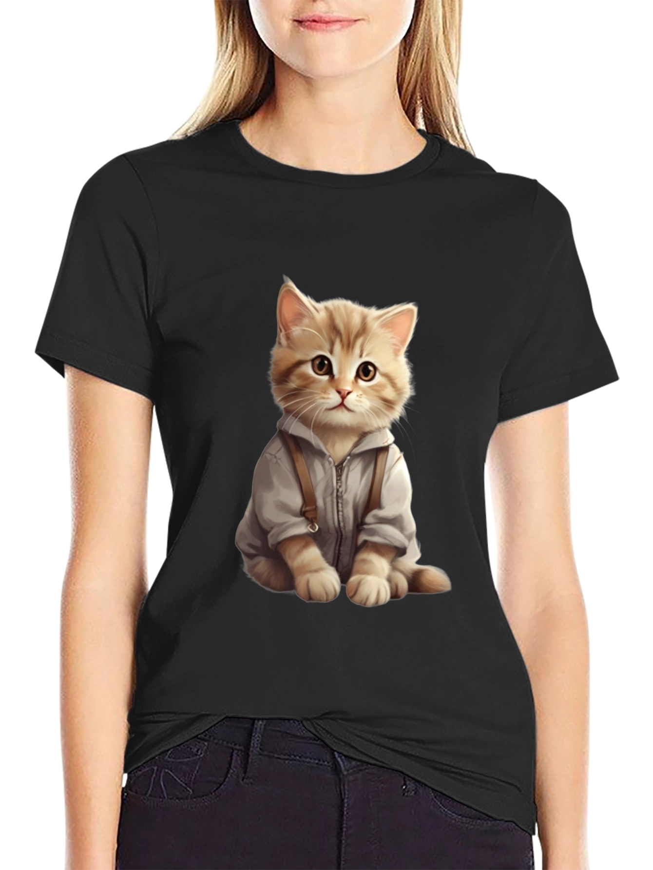 Cat Lover T-Shirt - Cute Kitten Design